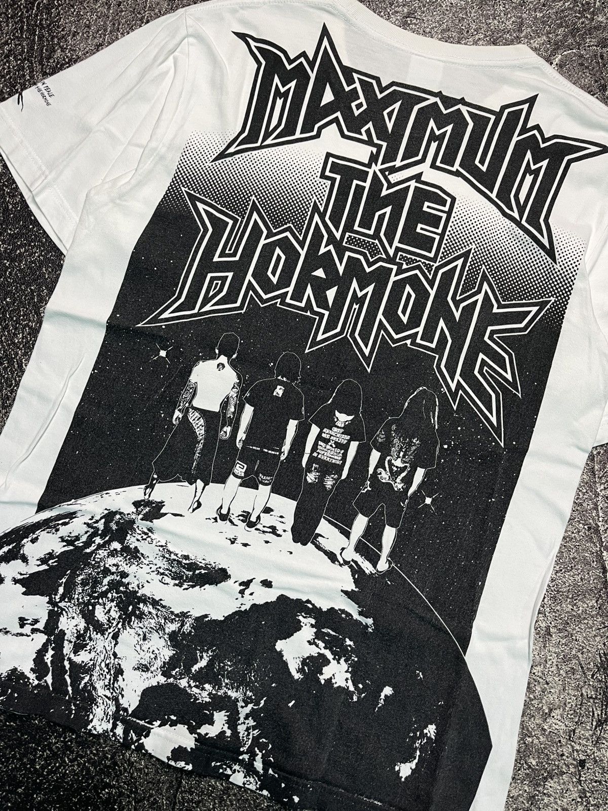 Band Tees Vintage Maximum The Hormone White T-Shirts Size US L / EU 52-54 / 3 - 2 Thumbnail