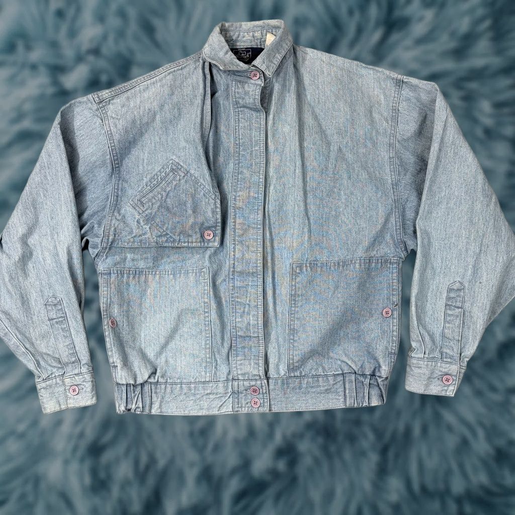 Vintage EUC Vintage Woolrich Denim Jacket - 80s/90s Workwear Size M / US 6-8 / IT 42-44 - 1 Thumbnail