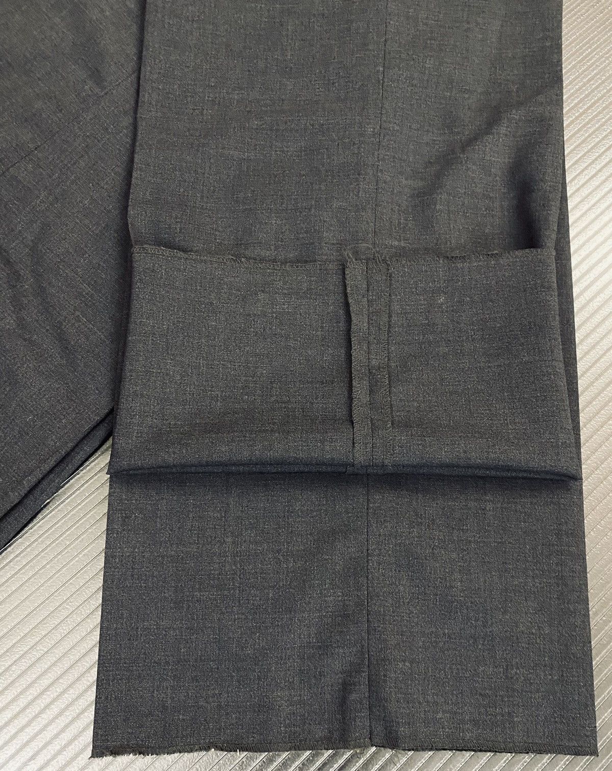 Prada Prada 🇮🇹 ardesia grey super 110’s wool street slacks 54 NW Size US 37 - 8 Thumbnail