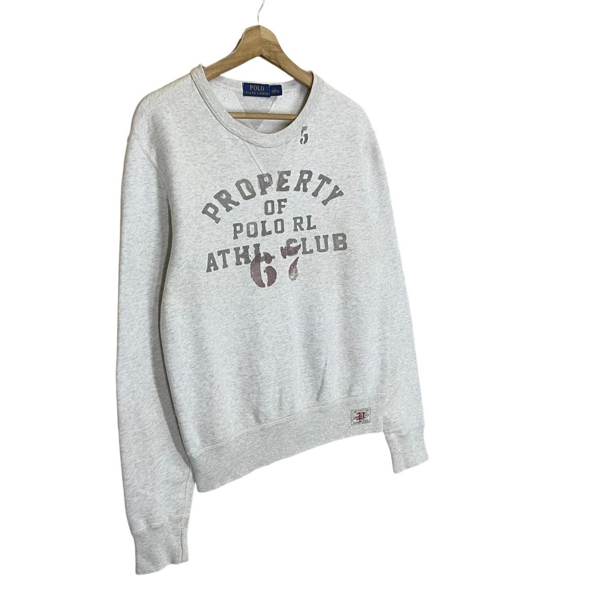 Polo Ralph Lauren × Ralph Lauren Polo Ralph Lauren Property of Polo RL Crewneck Sweatshirt Size US S / EU 44-46 / 1 - 2 Thumbnail