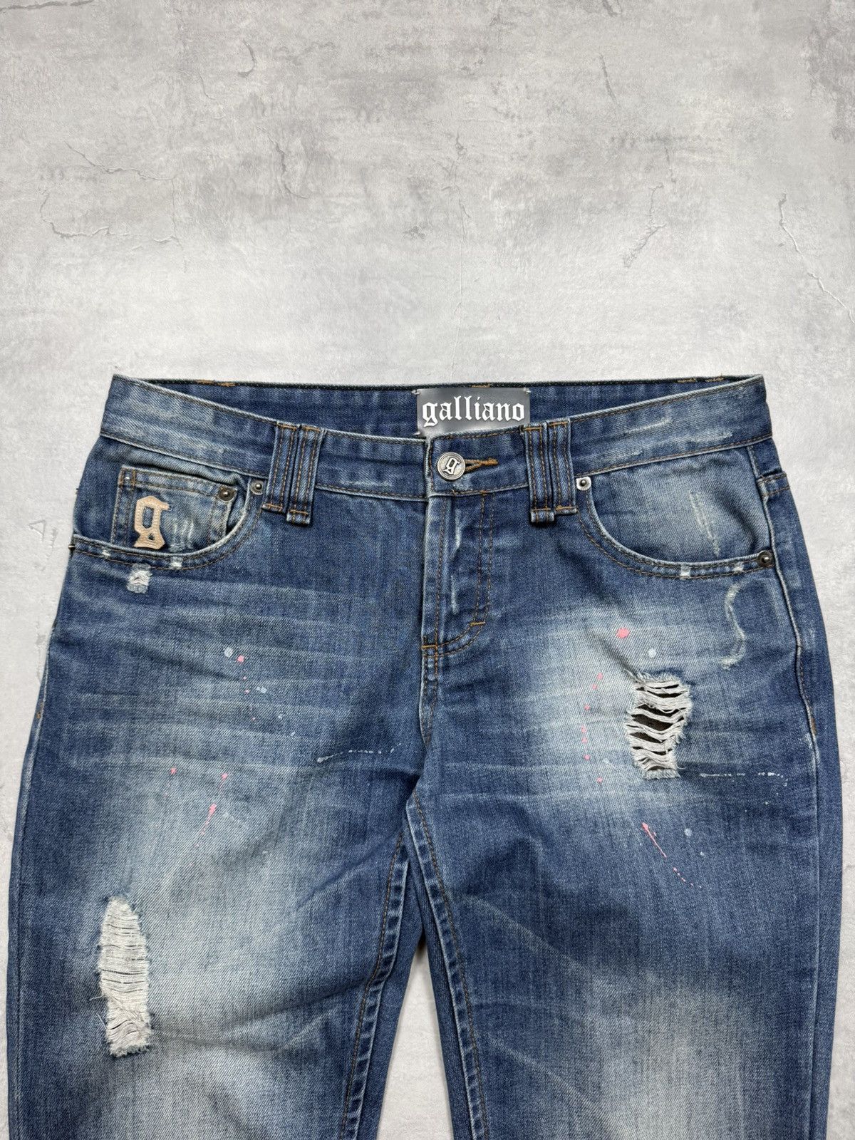 John Galliano John Galliano Vintage Luxury Jeans Size 29" - 3 Thumbnail