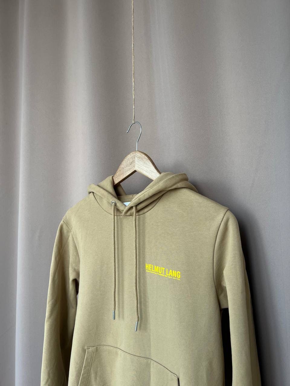 Helmut Lang Helmut Lang Hoodie Mens Size S Small Logo Olive Long Sleeve Size US S / EU 44-46 / 1 - 4 Thumbnail
