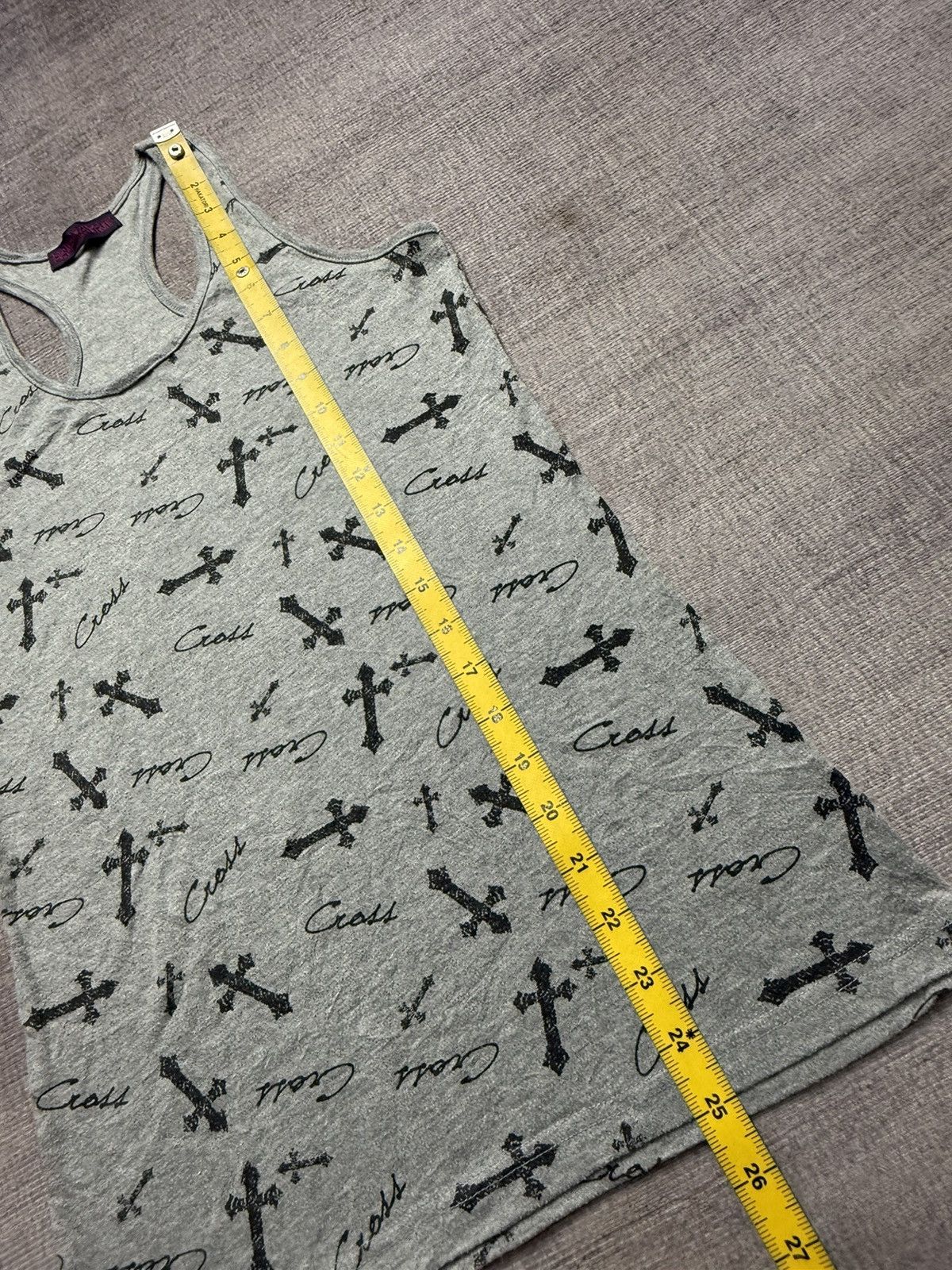 If Six Was Nine Y2K BANANATRIP CROSS ART TANK TOP Size M / US 6-8 / IT 42-44 - 10 Thumbnail