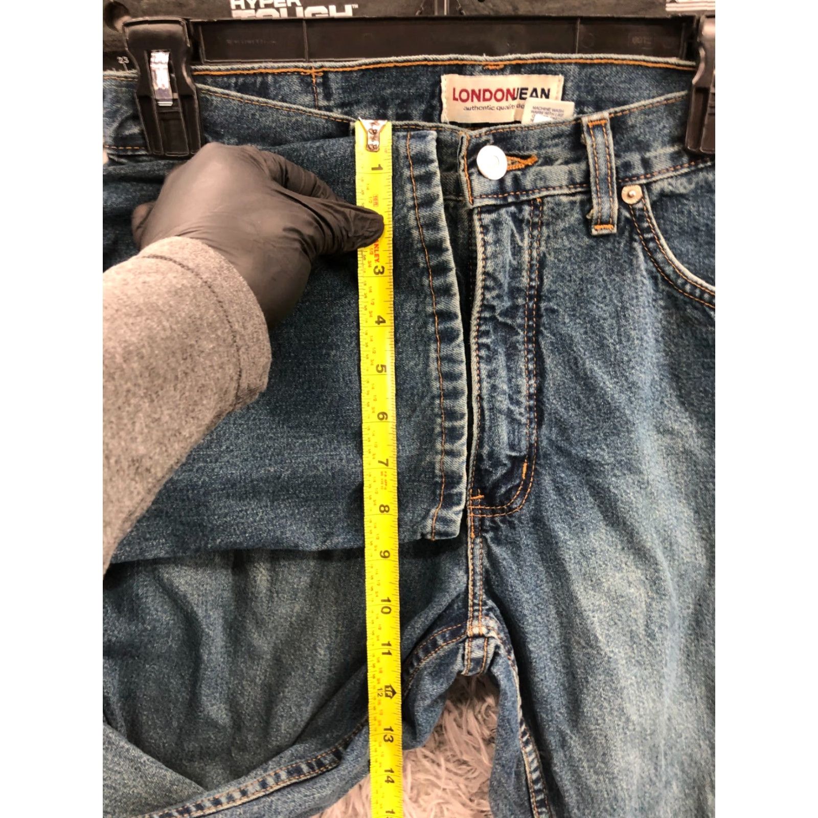 Vintage VINTAGE London Jeans Flared Size 10 Womens Medium Wash Blue Size 32" / US 10 / IT 46 - 4 Thumbnail