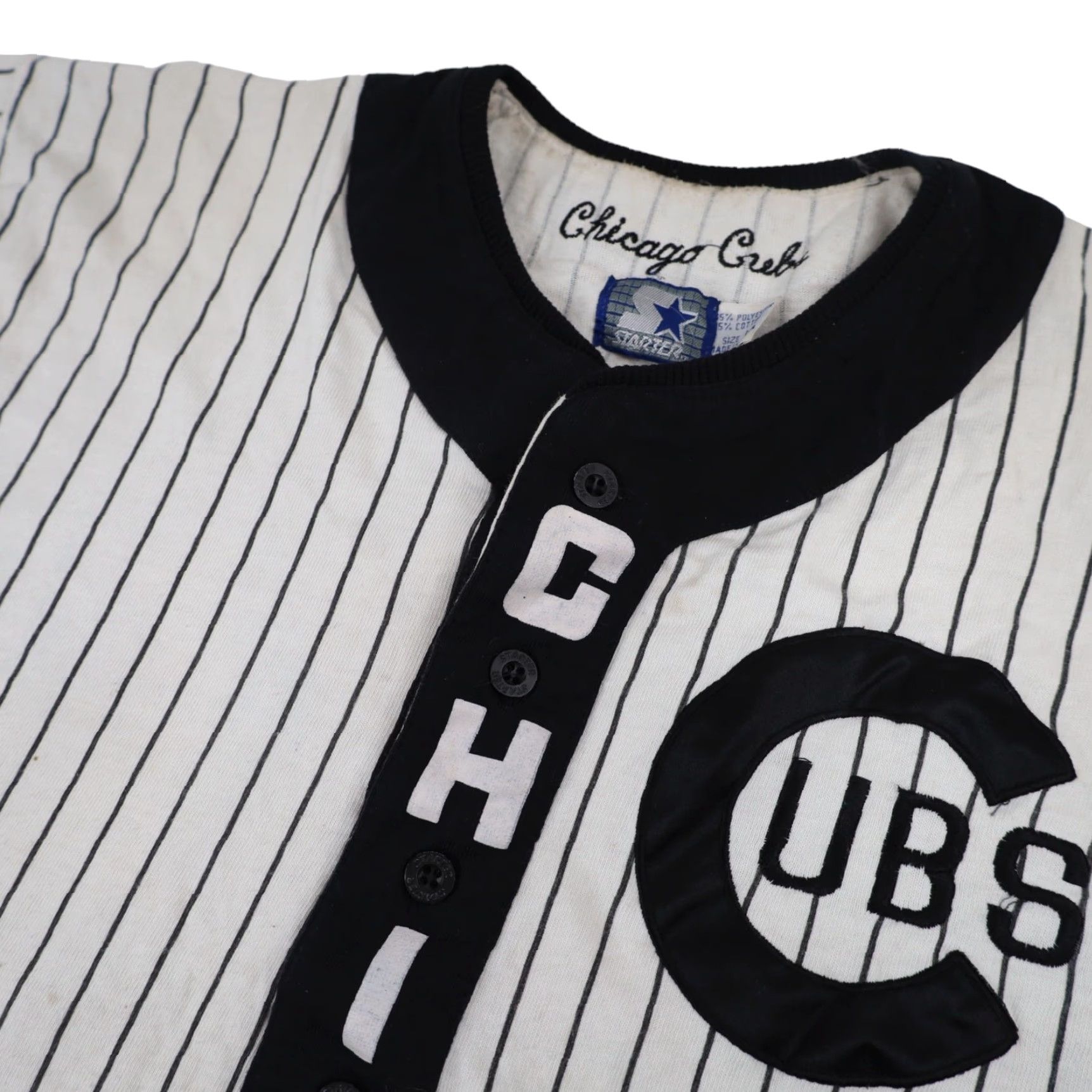 Starter VINTAGE Starter Chicago Cubs 1907 Edition Baseball Jersey White Shirt Mens Large Baseball Jersey White Cubs 1907 Edition Mens Large Size US L / EU 52-54 / 3 - 7 Thumbnail