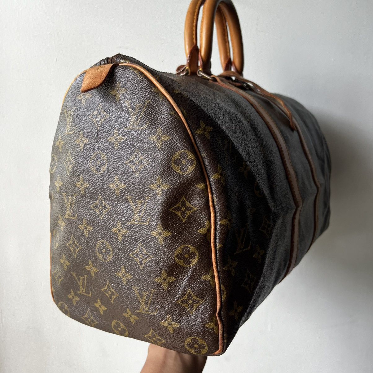 Louis Vuitton Louis Vuitton Keepall 45 Monogram Coated Canvas Size ONE SIZE - 6 Thumbnail