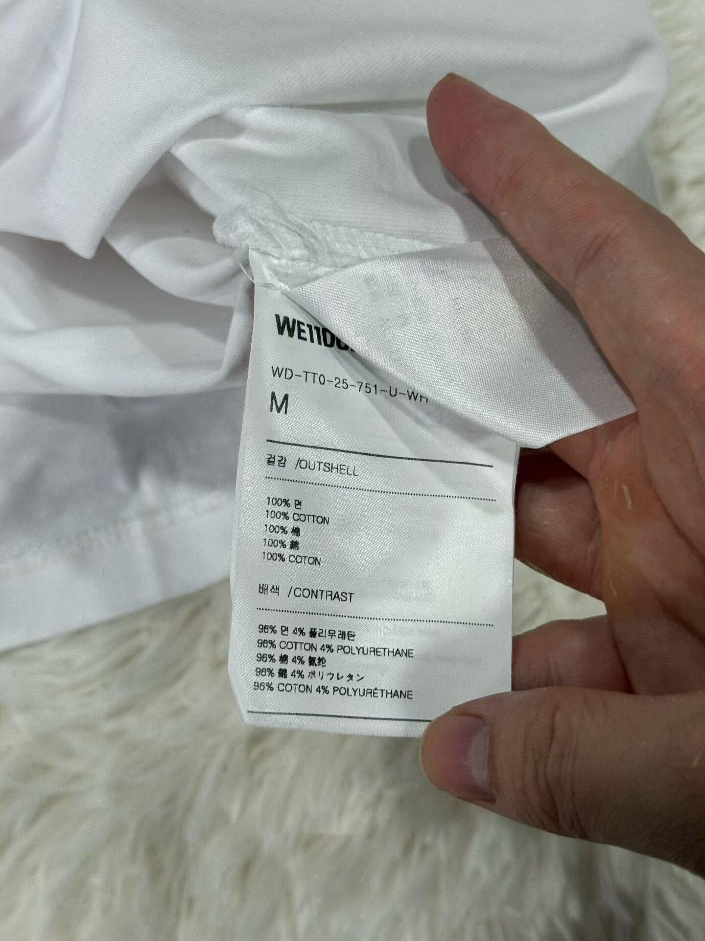 WE11DONE WE11DONE Flame Barrage Letter Print T-Shirt Size US M / EU 48-50 / 2 - 5 Thumbnail