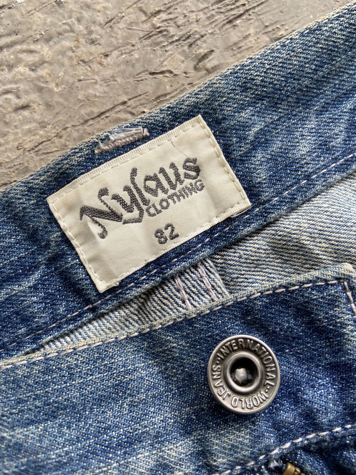 Hysteric Glamour 2000s Nylaus - Destressed Denim Flared Pants Size US 31 - 5 Thumbnail