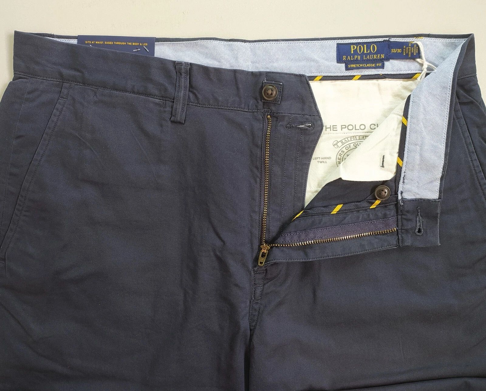 Polo Ralph Lauren Polo Ralph Lauren Stretch Classic Fit Chino Pant T 0022 Size US 33 - 4 Thumbnail
