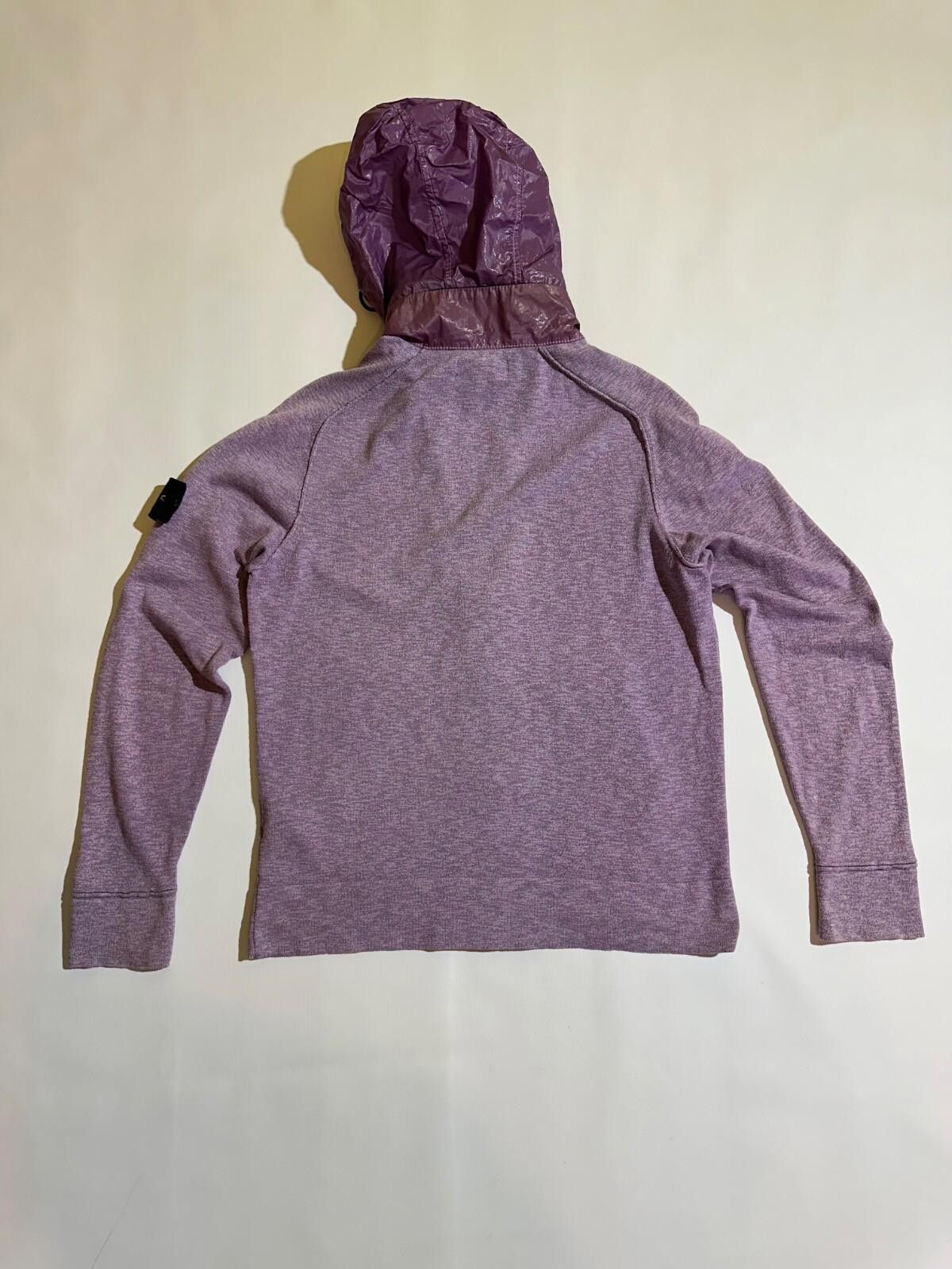 Stone Island Stone Island Nylon Hood Wool Full Zip Hoodie Sz M Size US M / EU 48-50 / 2 - 10 Thumbnail