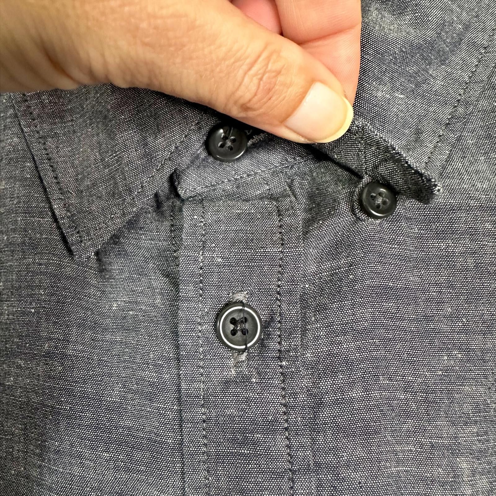 Allsaints NEW AllSaints Long Sleeve Button-Up Shirt Blue Men’s S Size US S / EU 44-46 / 1 - 6 Thumbnail