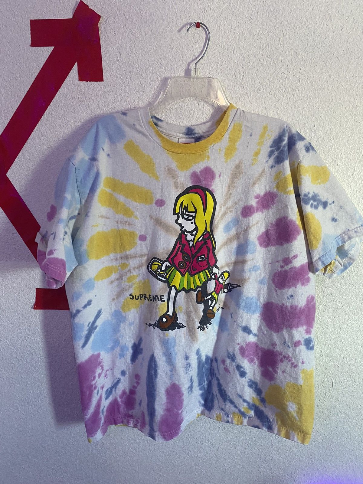 supreme tie dye shirt