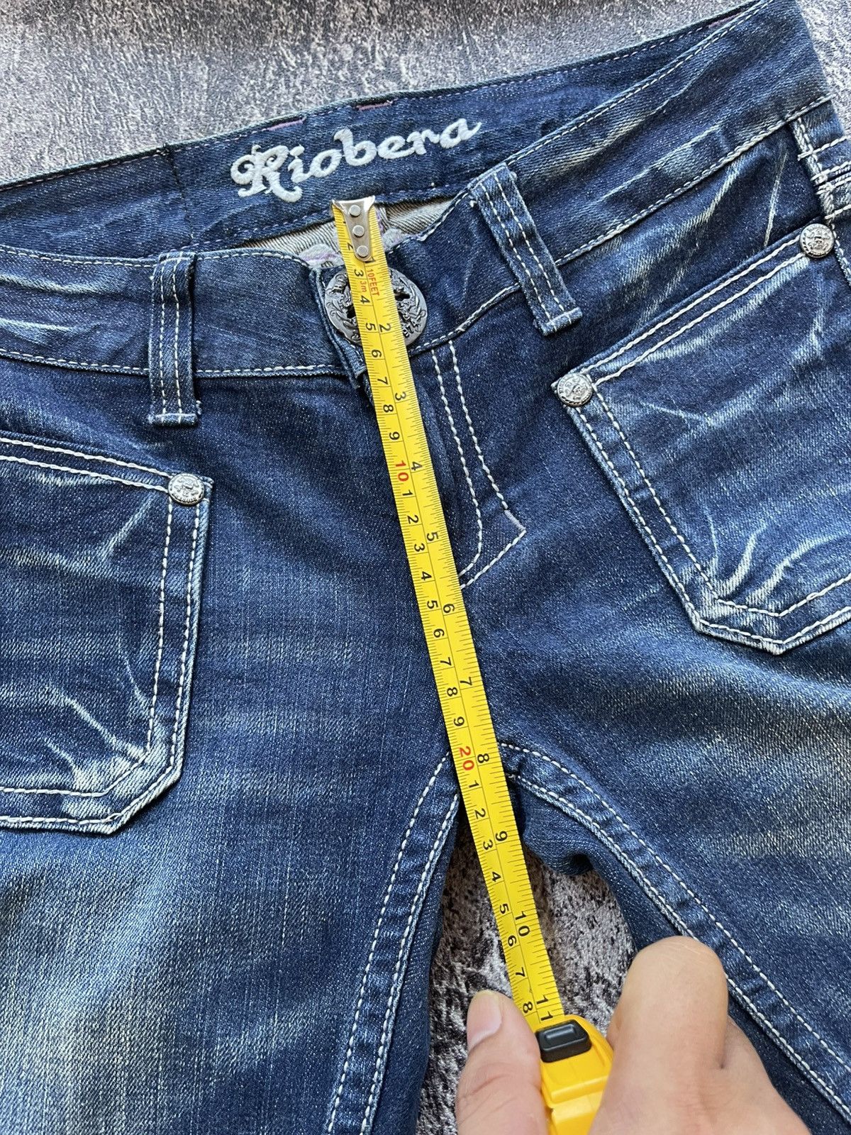 Japanese Brand Y2k Riobera poem ifsixwasnine slim jeans Size 30" / US 8 / IT 44 - 11 Thumbnail