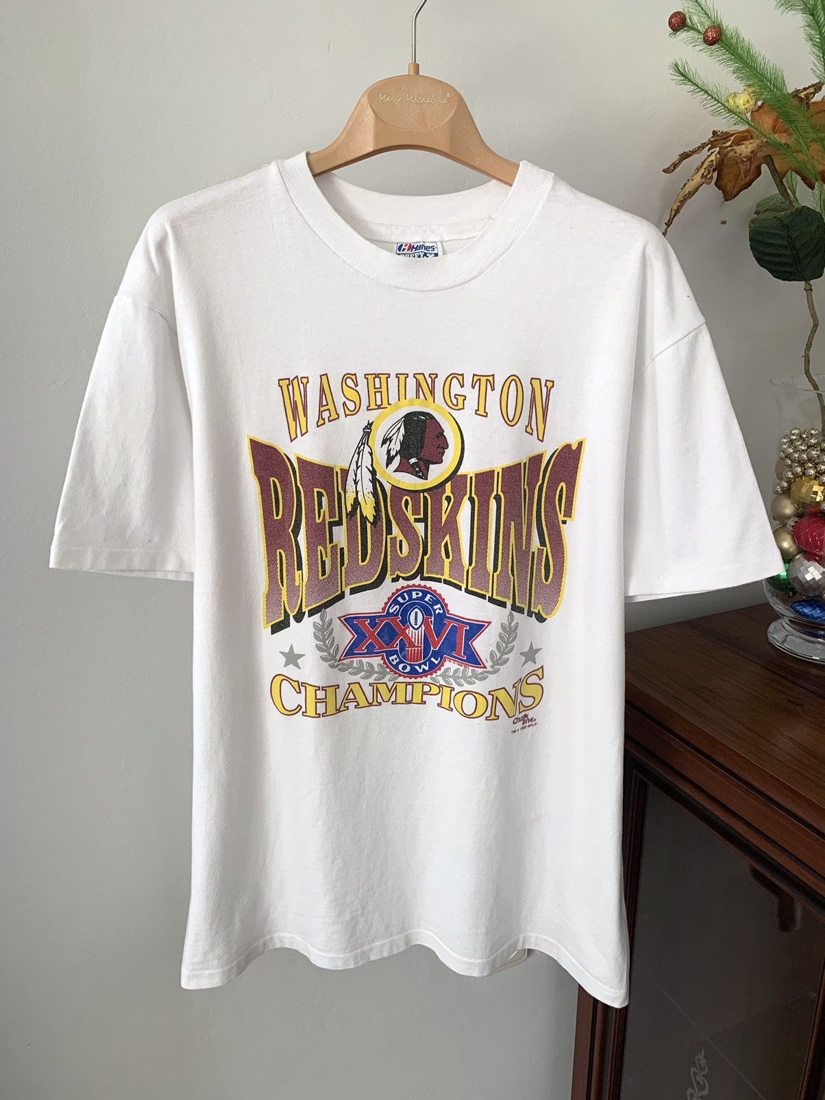 Vintage Washington Redskins NFL Superboul 1992 T-shirt