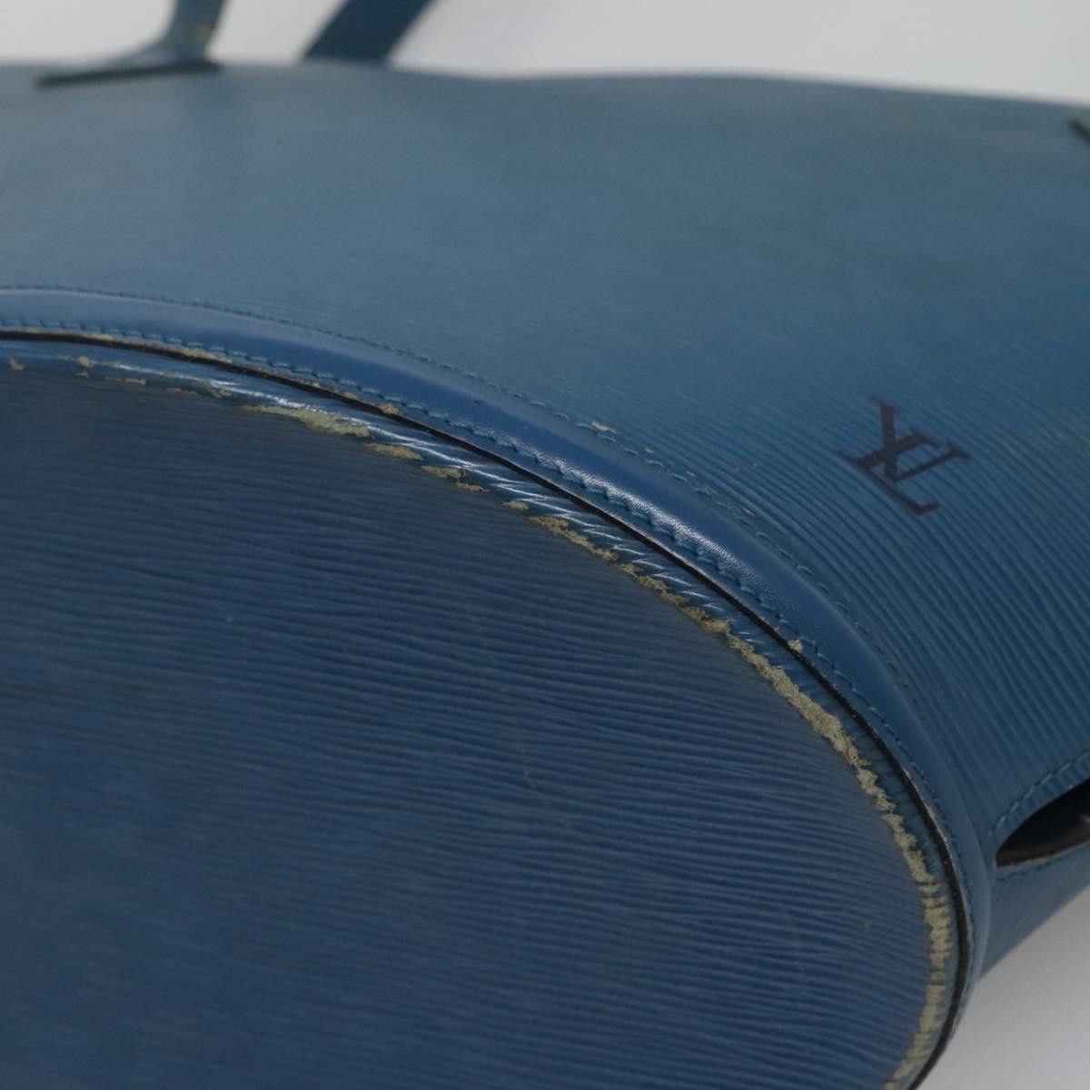 Louis Vuitton LOUIS VUITTON Epi Saint Jacques Shopping Shoulder Bag Blue Size ONE SIZE - 9 Thumbnail