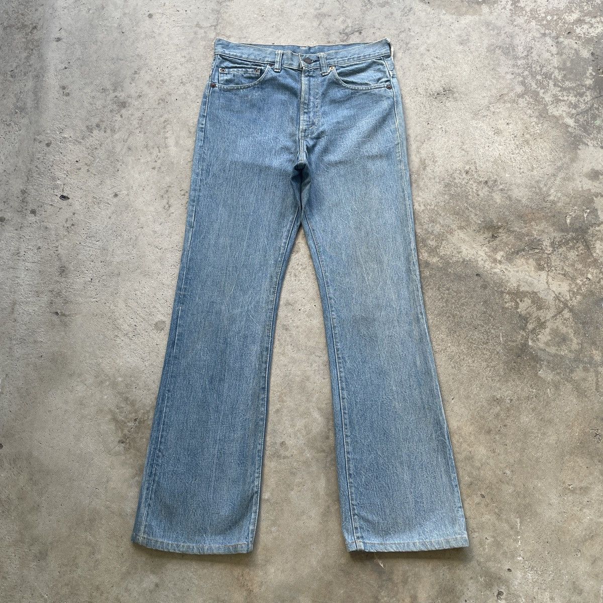 Levi's 80s Vintage Levis 517 Flare Faded Jeans Bootcut Denim Pants Size US 30 / EU 46 - 1 Thumbnail