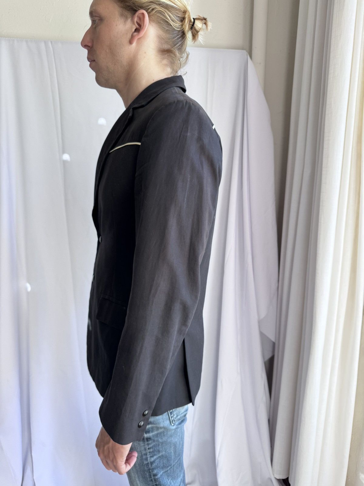 Miu Miu Rare 2000’s Blazer with Western piping detail Size 42R - 4 Thumbnail