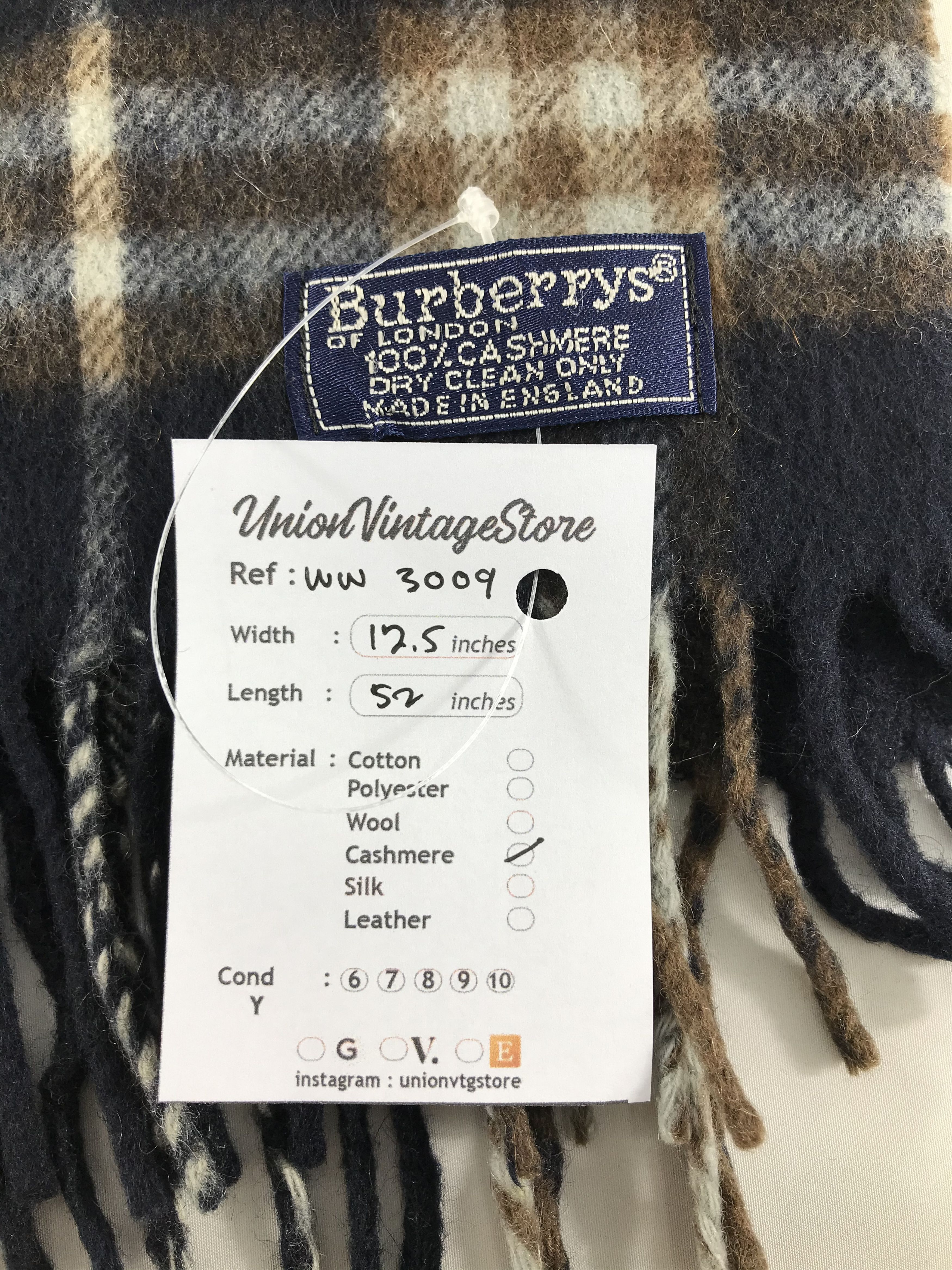 Burberry × Vintage Burberry Scarf / Muffler / Neckwear - WW3009 Size ONE SIZE - 4 Thumbnail