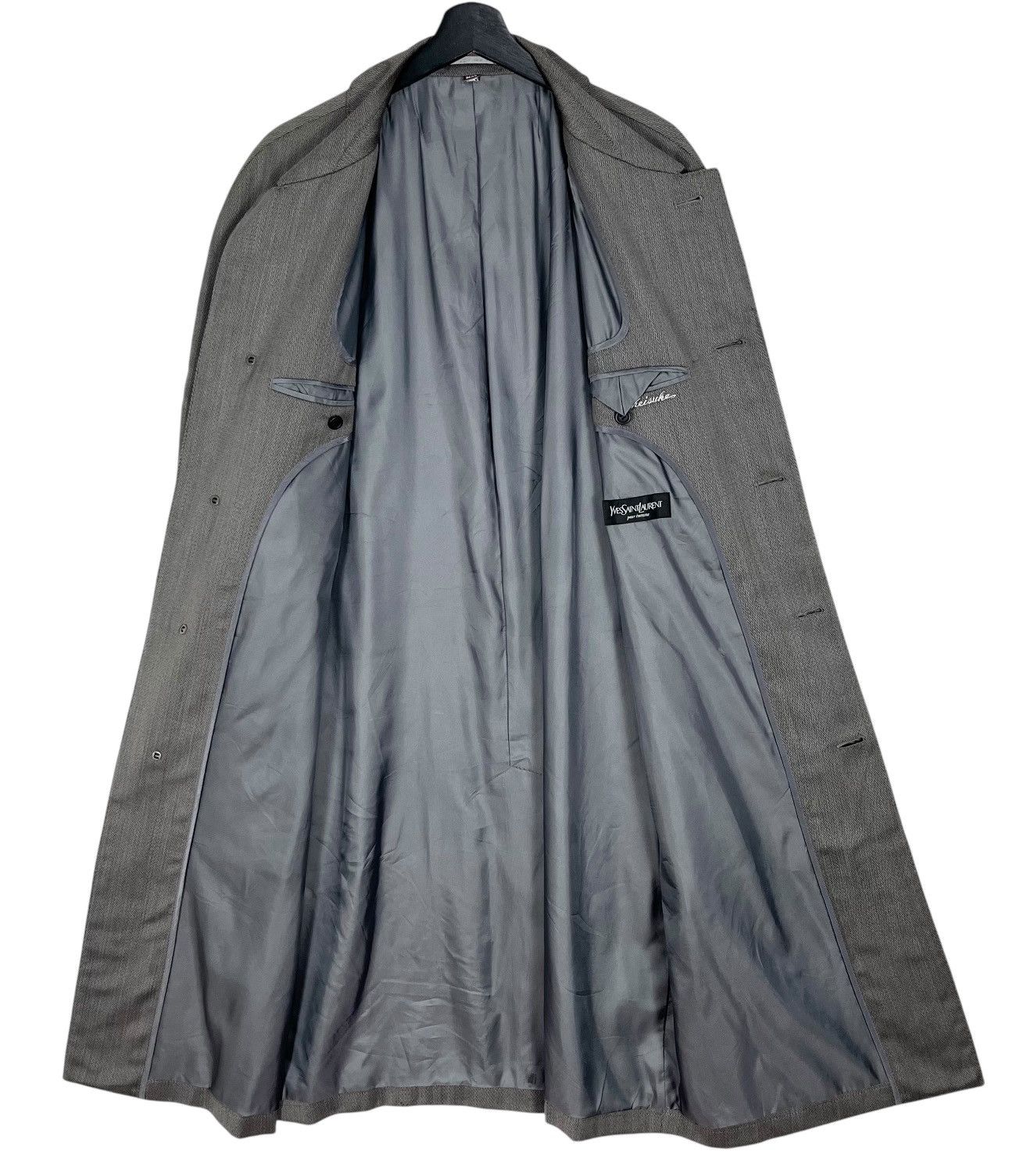 Designer × Yves Saint Laurent Vintage YSL Yves Saint Laurent Pour Homme Men’s Trench Coat Size US M / EU 48-50 / 2 - 9 Thumbnail
