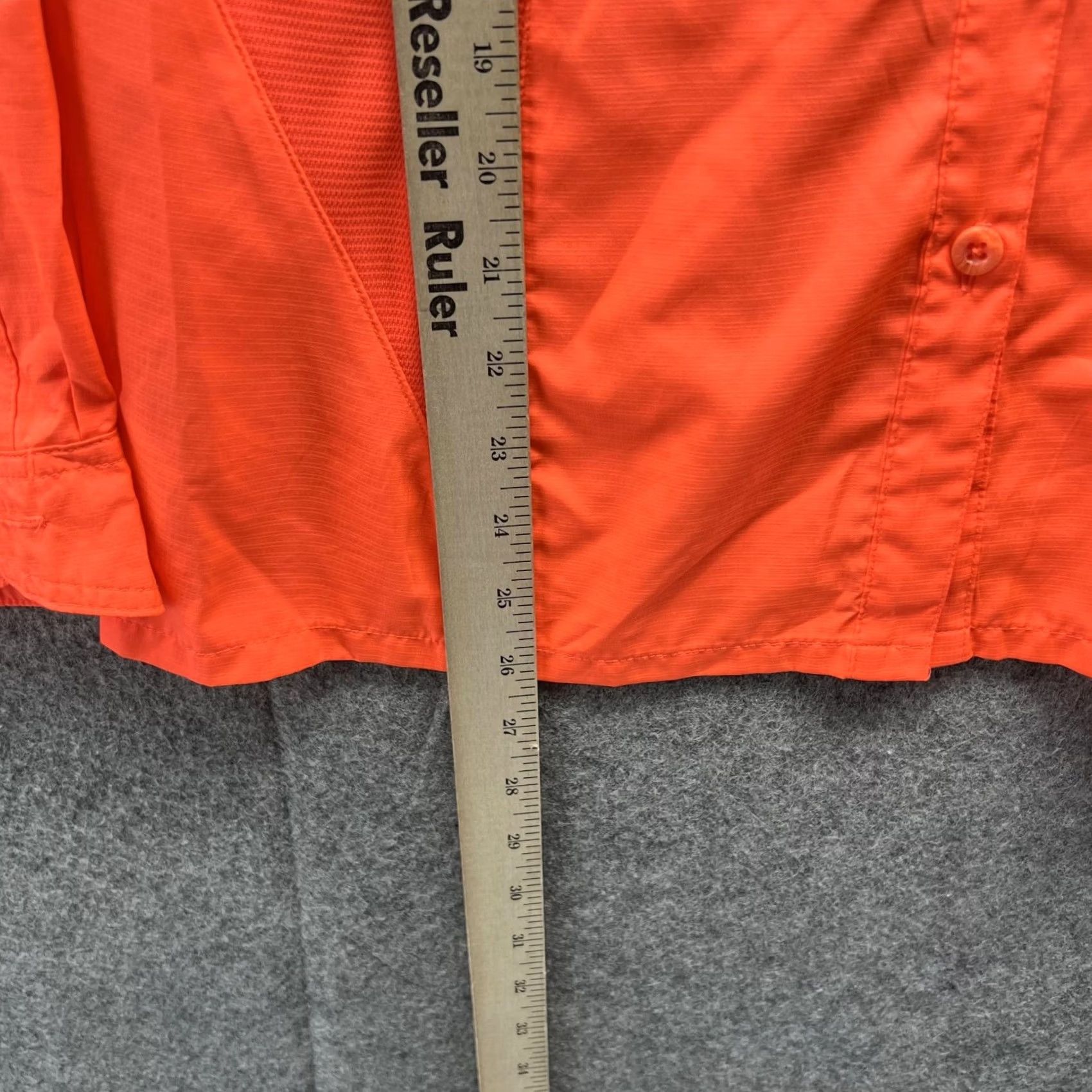 Vintage VINTAGE Reel Legends Shirt Women Small Orange Button-Up Long Sleeve Collared Casual Polyester 90s 00s Womens Size S / US 4 / IT 40 - 7 Thumbnail