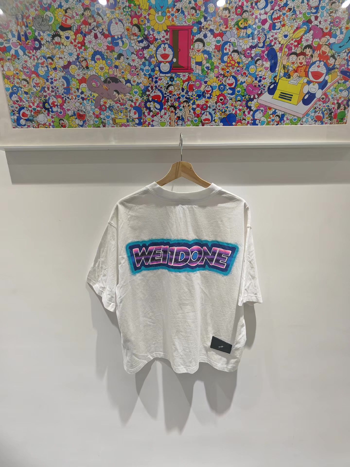 WE11DONE We11done Back Logo Print Short Sleeve Tee Q15 Size US S / EU 44-46 / 1 - 1 Thumbnail