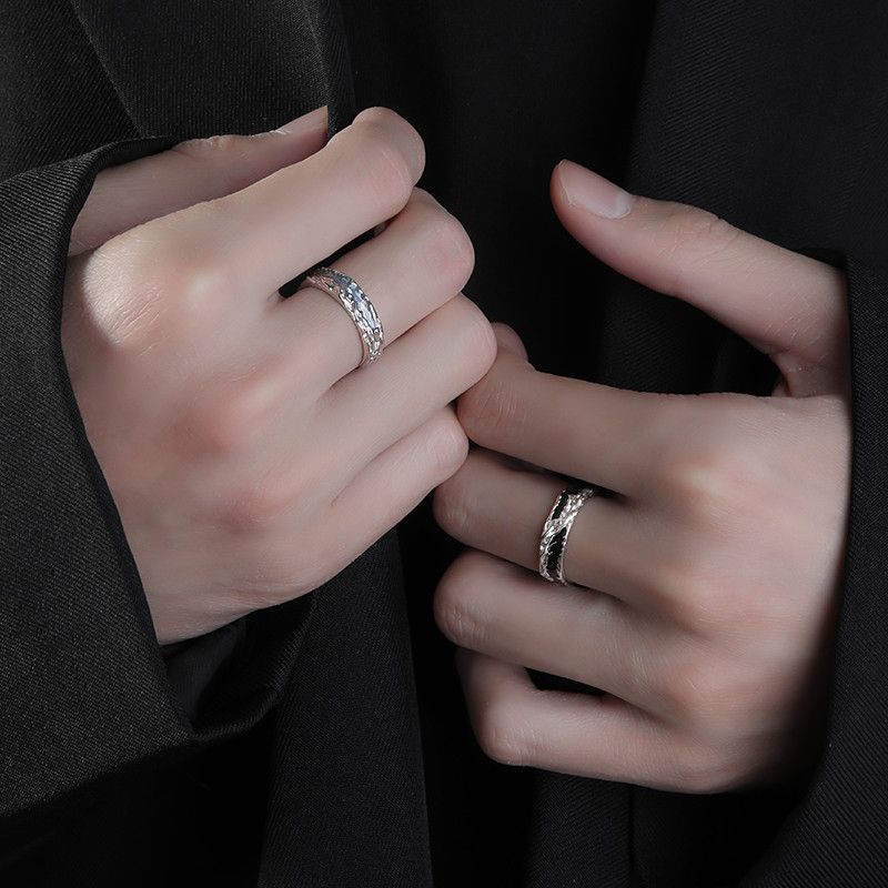 Jewelry Punk Jewelry Rings Open Size Chrome Ring (Size 7-13) Size ONE SIZE - 1 Thumbnail