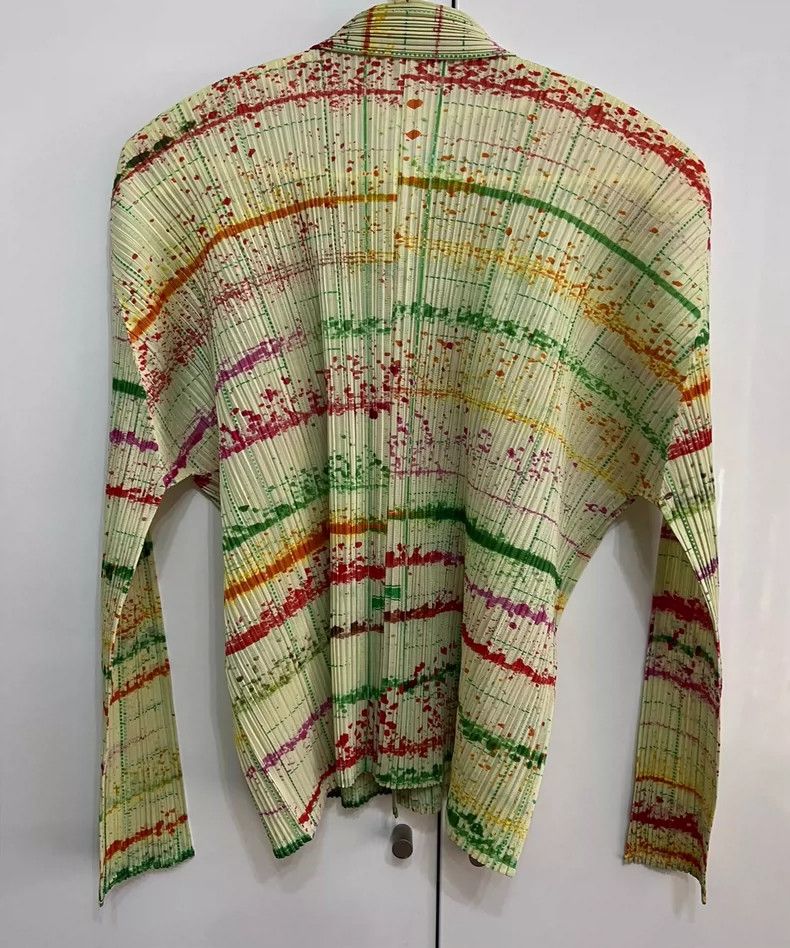 Issey Miyake Issey Miyake size:3 Colorful ink-splashed top Size M / US 6-8 / IT 42-44 - 2 Thumbnail