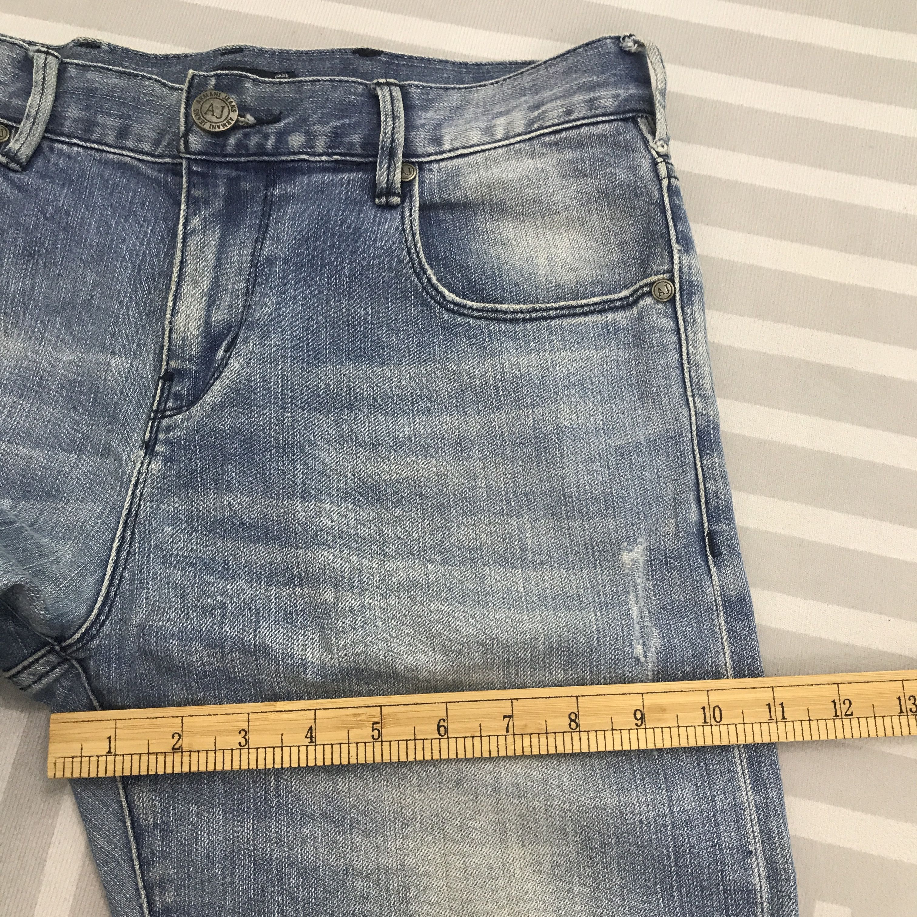 Armani × Vintage Vintage Armani Jeans Distressed Denim Size US 28 / EU 44 - 11 Thumbnail