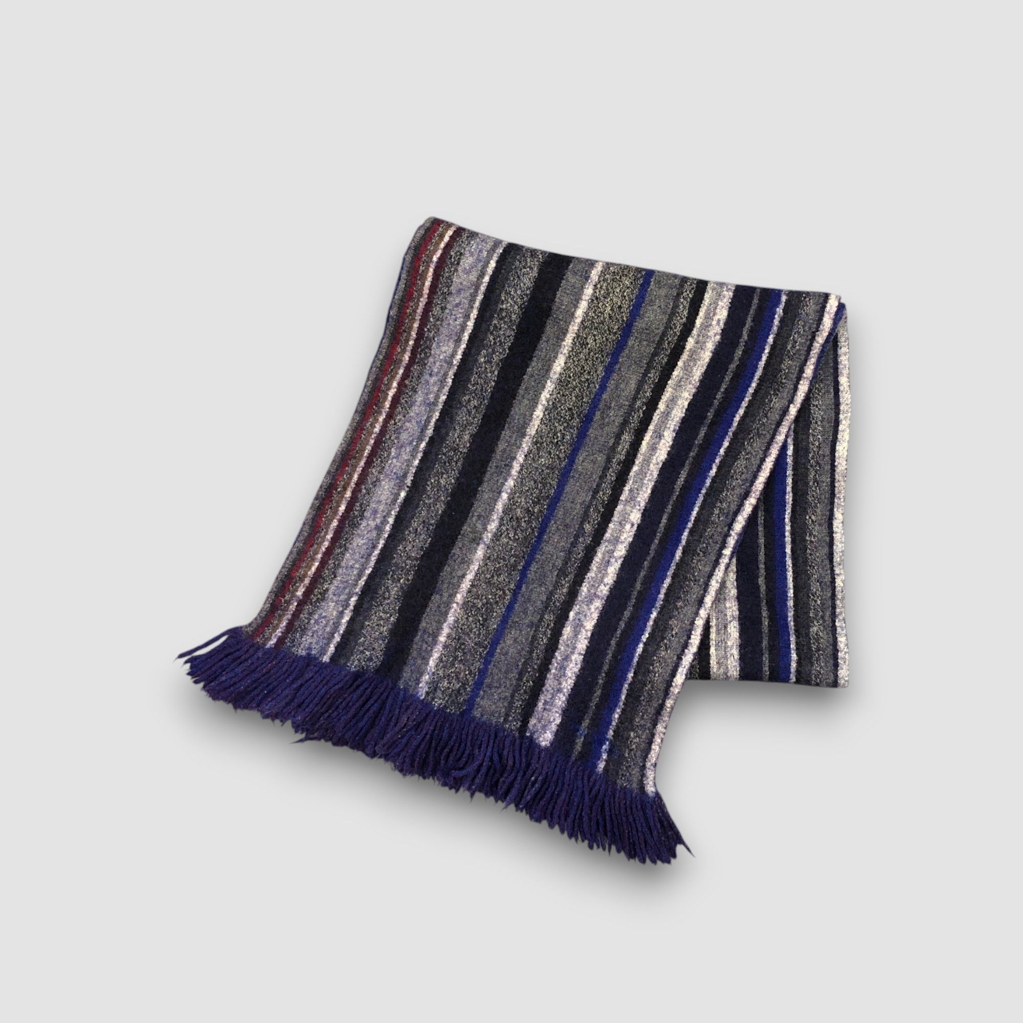 Paul Smith Vintage Paul Smith Scarf Muffler Warmer Wool Neck Scarves Size ONE SIZE - 4 Thumbnail