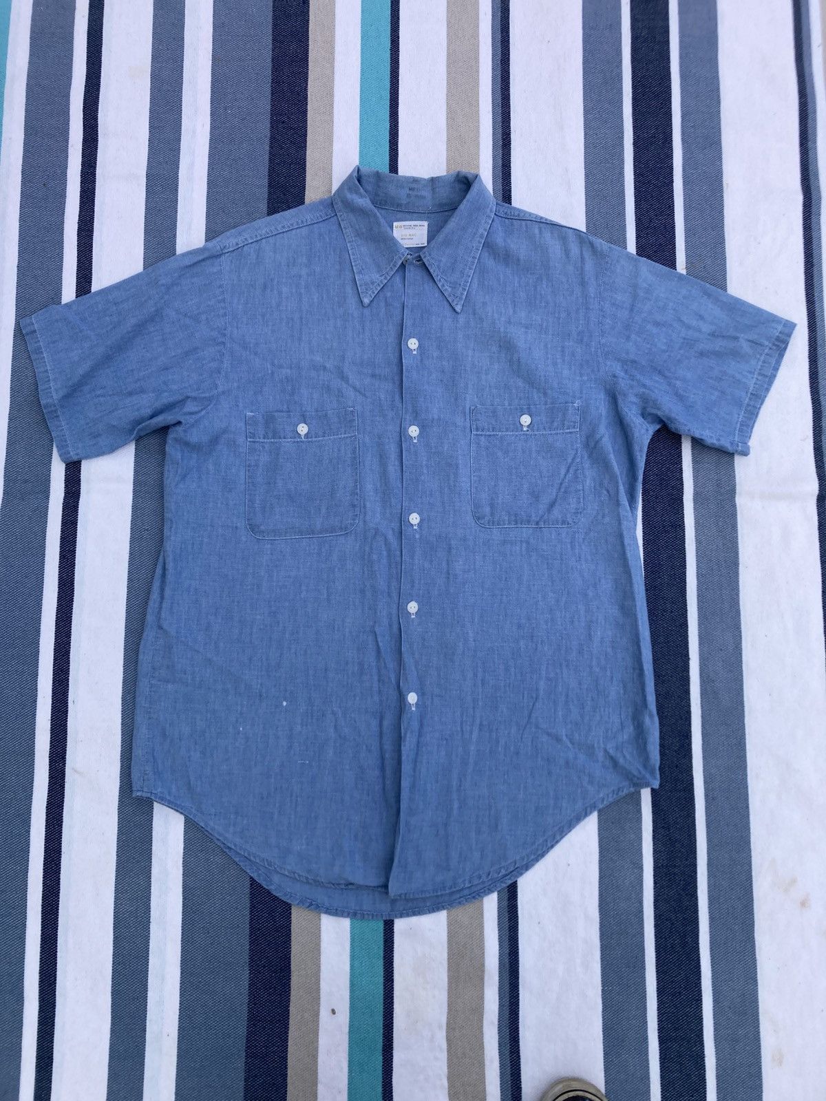 Big Mac Chambray Work Shirt Size US M / EU 48-50 / 2 - 1 Thumbnail