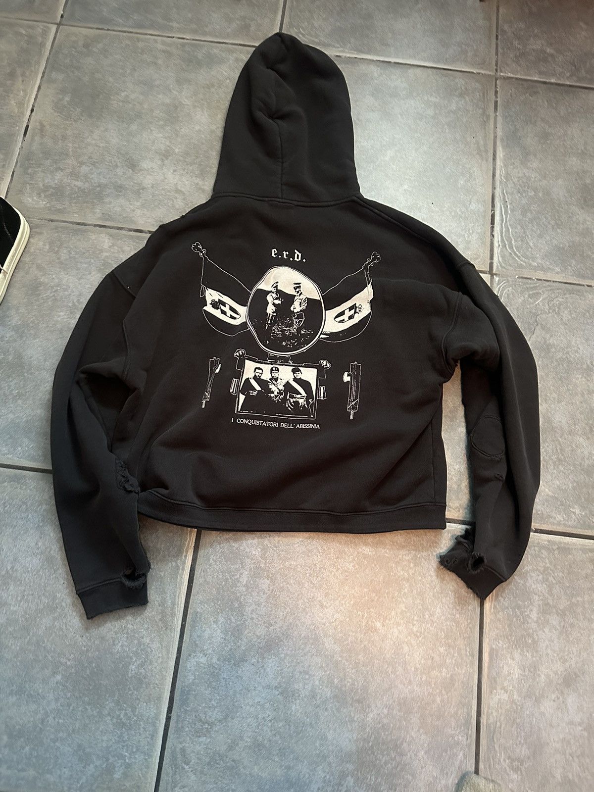 Enfants Riches Deprimes ERD ARCHITETTURA DI MUSSOLINI HOODIE Size US M / EU 48-50 / 2 - 5 Thumbnail