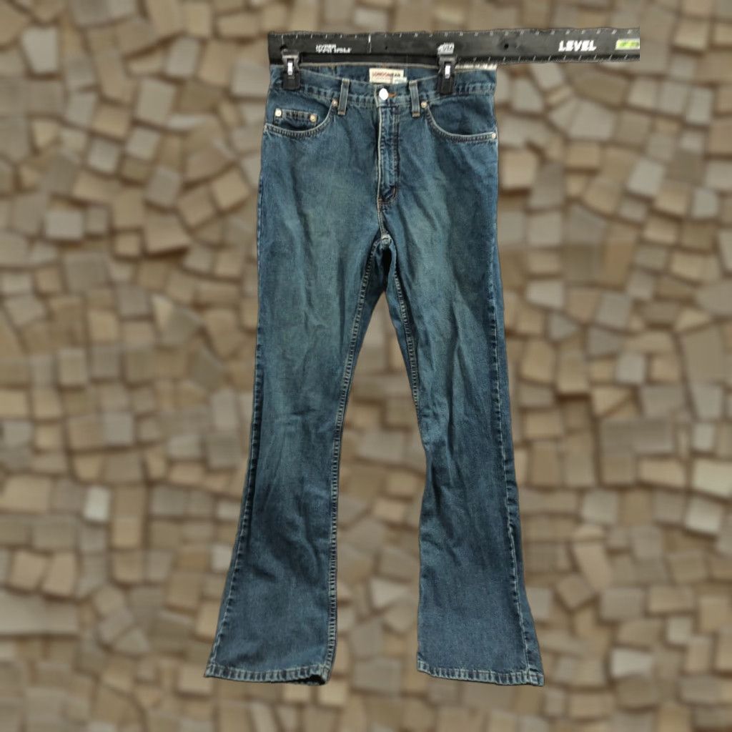 Vintage VINTAGE London Jeans Flared Size 10 Womens Medium Wash Blue Size 32" / US 10 / IT 46 - 1 Thumbnail
