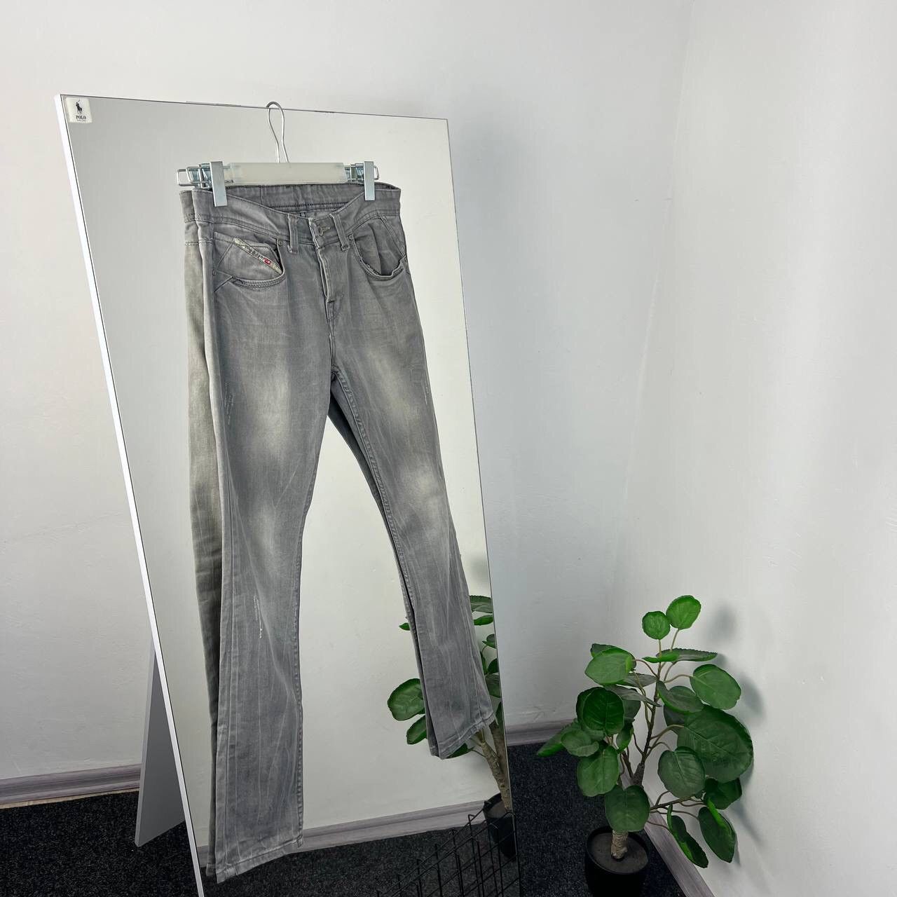 Diesel Y2k Rare Diesel Denim Pants Slim Dark Gray Vintage Size US 30 / EU 46 - 2 Thumbnail