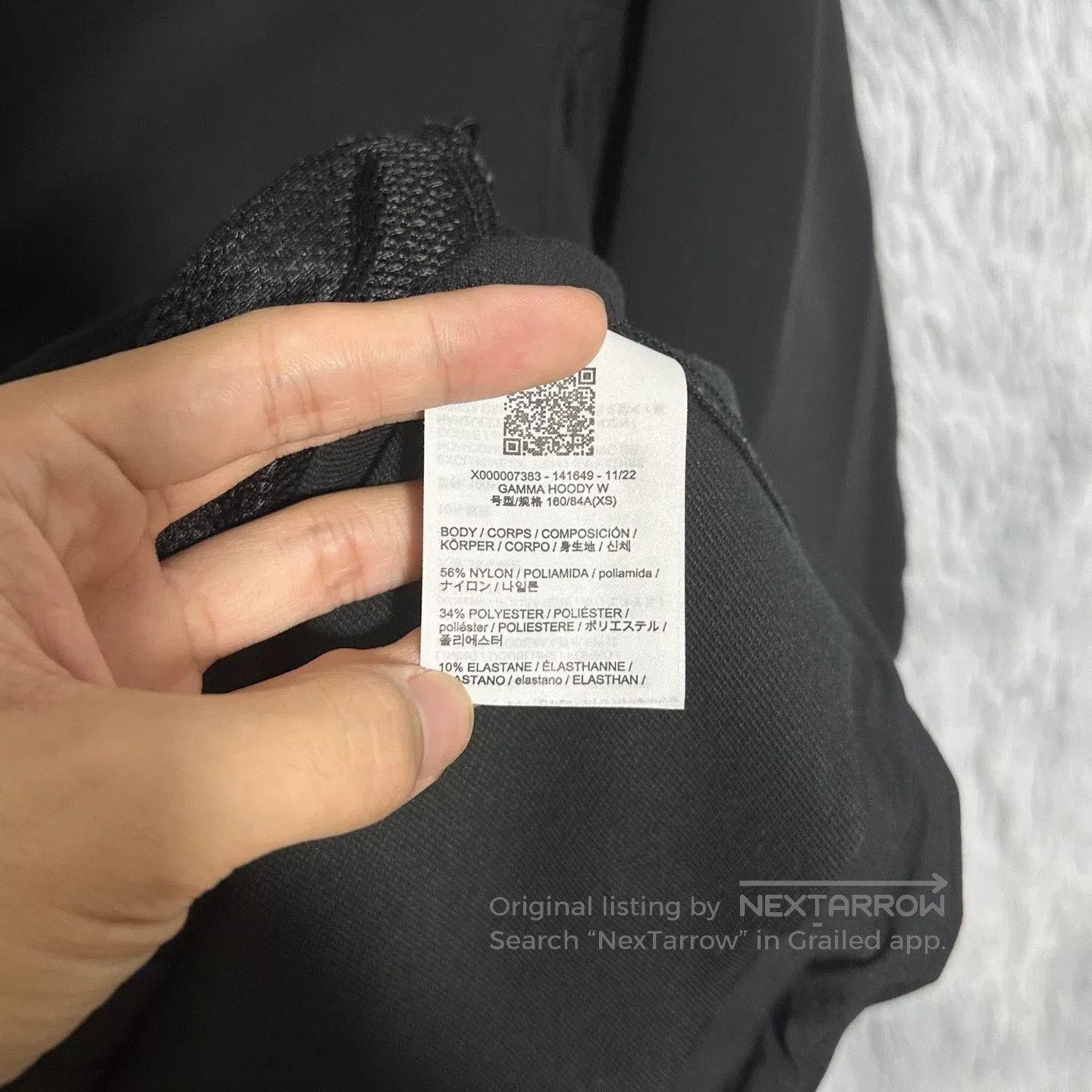 Arc'teryx arcteryx gamma hoody softshell jacket black. Size US XS / EU 42 / 0 - 6 Thumbnail