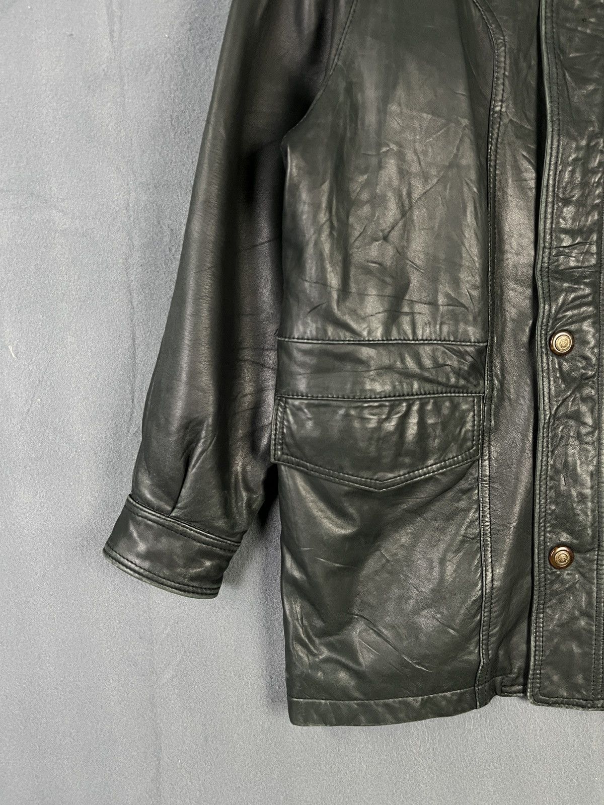 Genuine Leather × Vintage Stavros Australia Lambskin Jacket Made in New Zealand Size US S / EU 44-46 / 1 - 4 Thumbnail