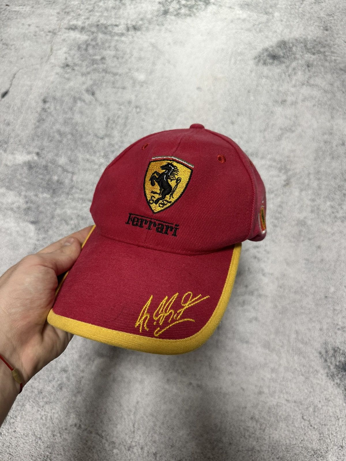 Ferrari Vintage Ferrari Cap Formula1 Style Moto Size ONE SIZE - 2 Thumbnail