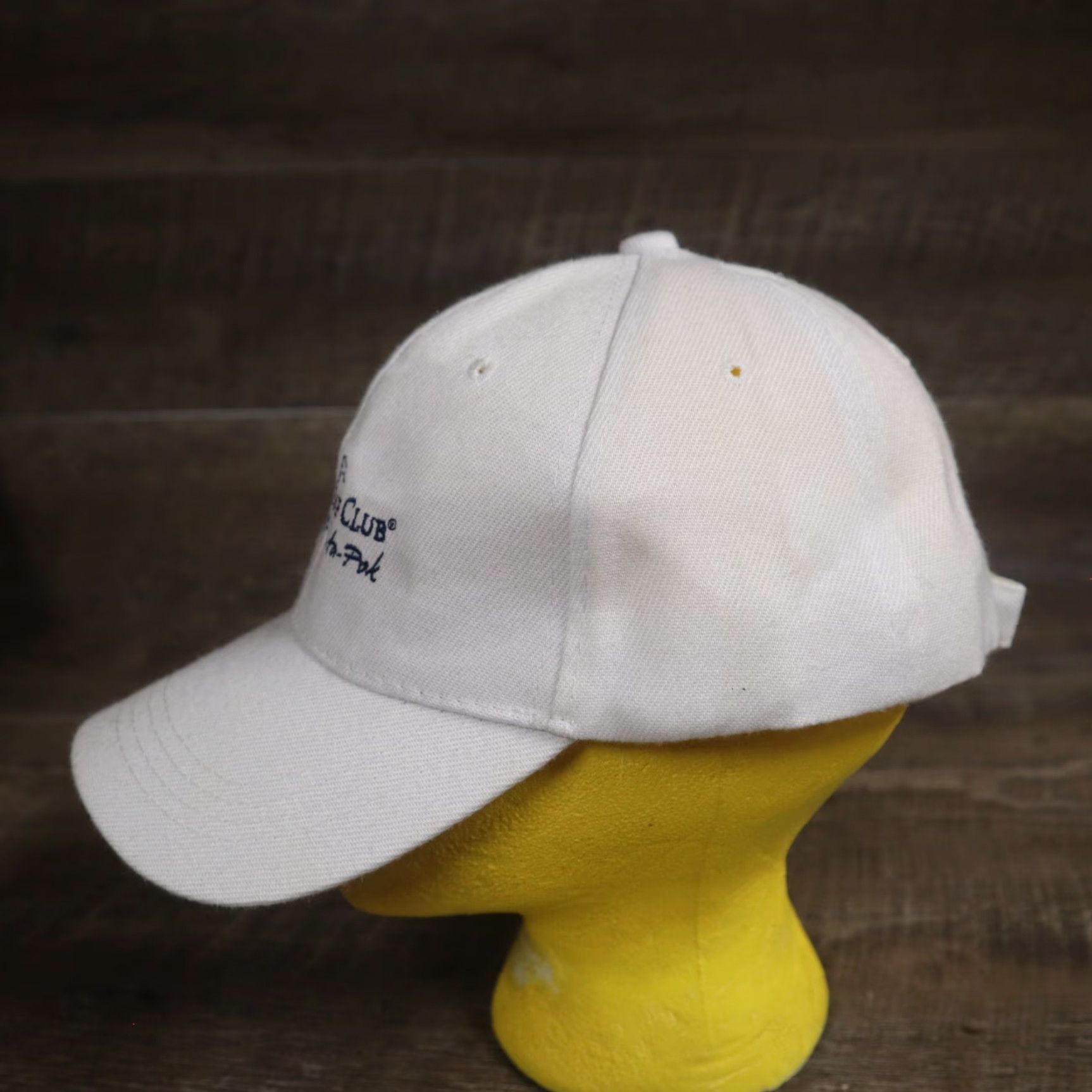 Vintage Cancun Golf Club Hat Mens Adjustable Beige Cap Golf Hat / Cancun Golf Club At Pak-Ta-Pak Hat Cap Adult Adjustable Strapback Size ONE SIZE - 5 Thumbnail