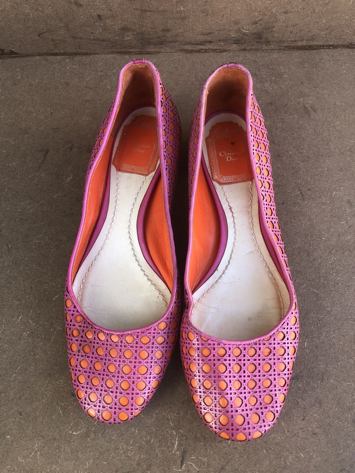 Christian Dior Monsieur Christian Dior Pink Leather Size 37 Size US 7 / IT 37 - 1 Thumbnail