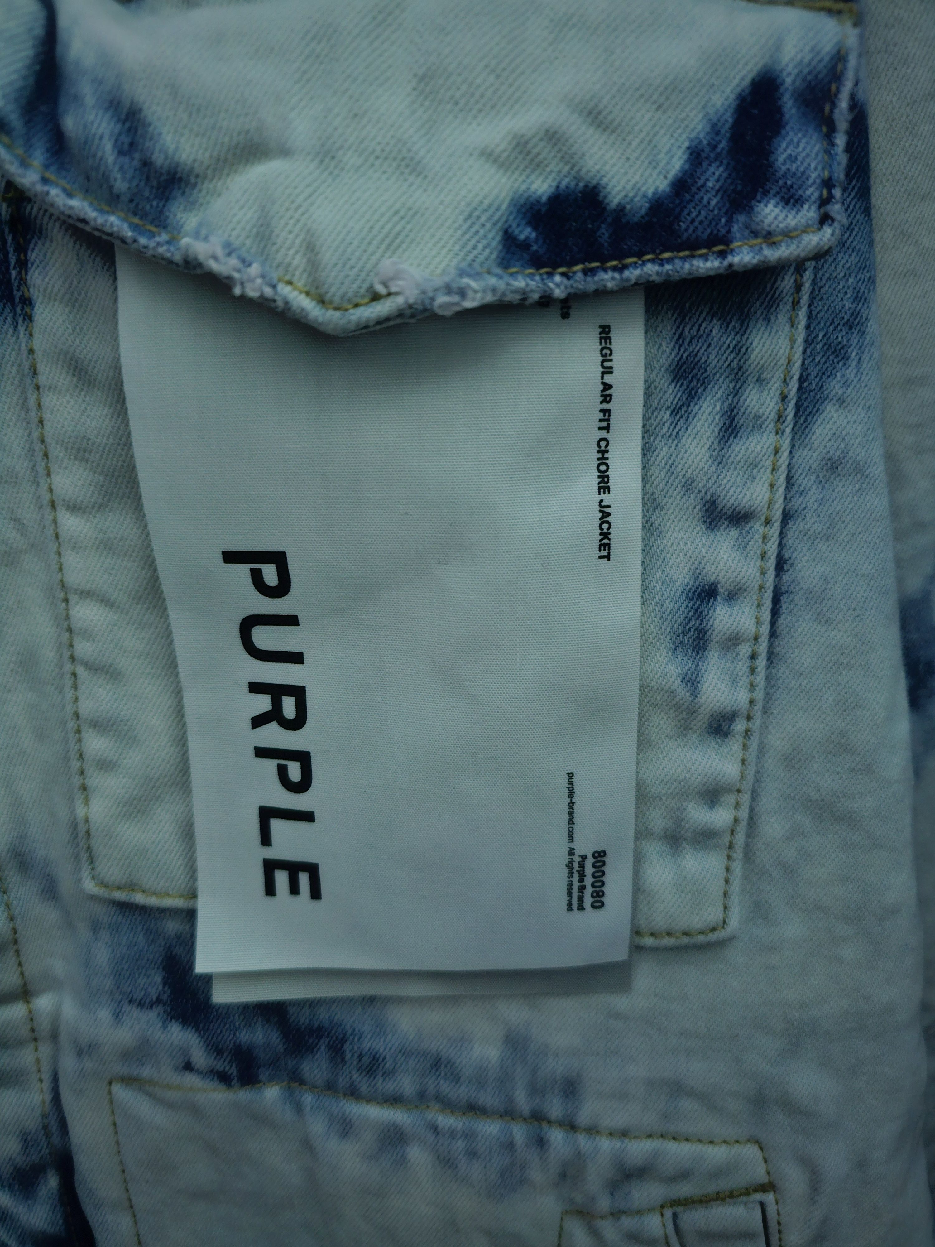 Purple Brand Purple Brand Mens Special Edition Tye Dye Denim Jacket Size US M / EU 48-50 / 2 - 3 Thumbnail