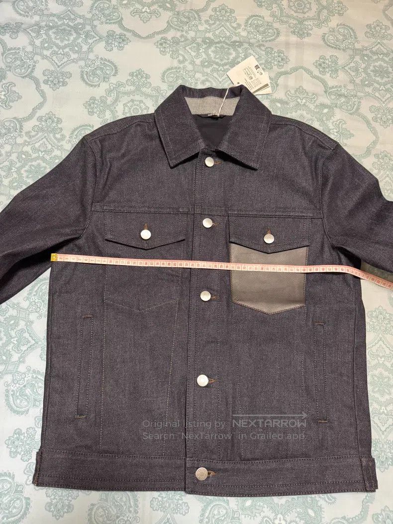 Hermes Hermes Denim jacket, leather patch denim jacket Size US S / EU 44-46 / 1 - 4 Thumbnail