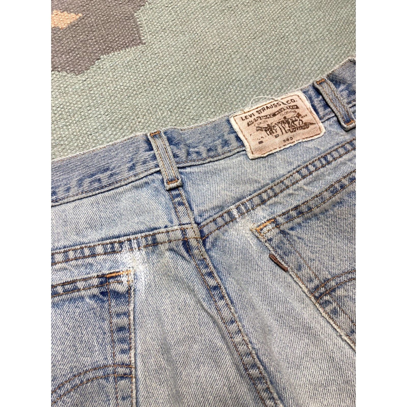 Levi's VINTAGE Levi’s 545 Jeans Baggy Light Wash 90s Y2K Silver Tab 36x30 Mens Jeans Size US 36 / EU 52 - 4 Thumbnail