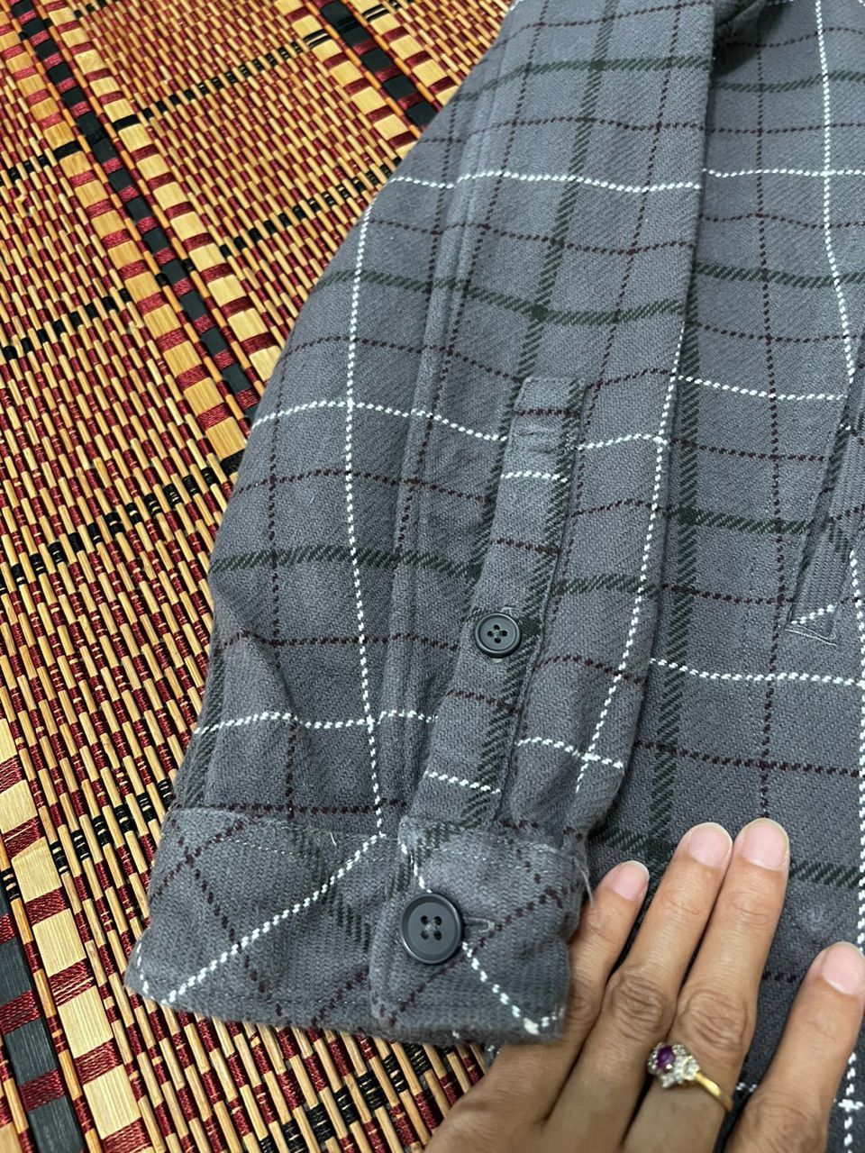 Undercover × Uniqlo Undercover Grey Plaid Flannel Size US L / EU 52-54 / 3 - 3 Thumbnail