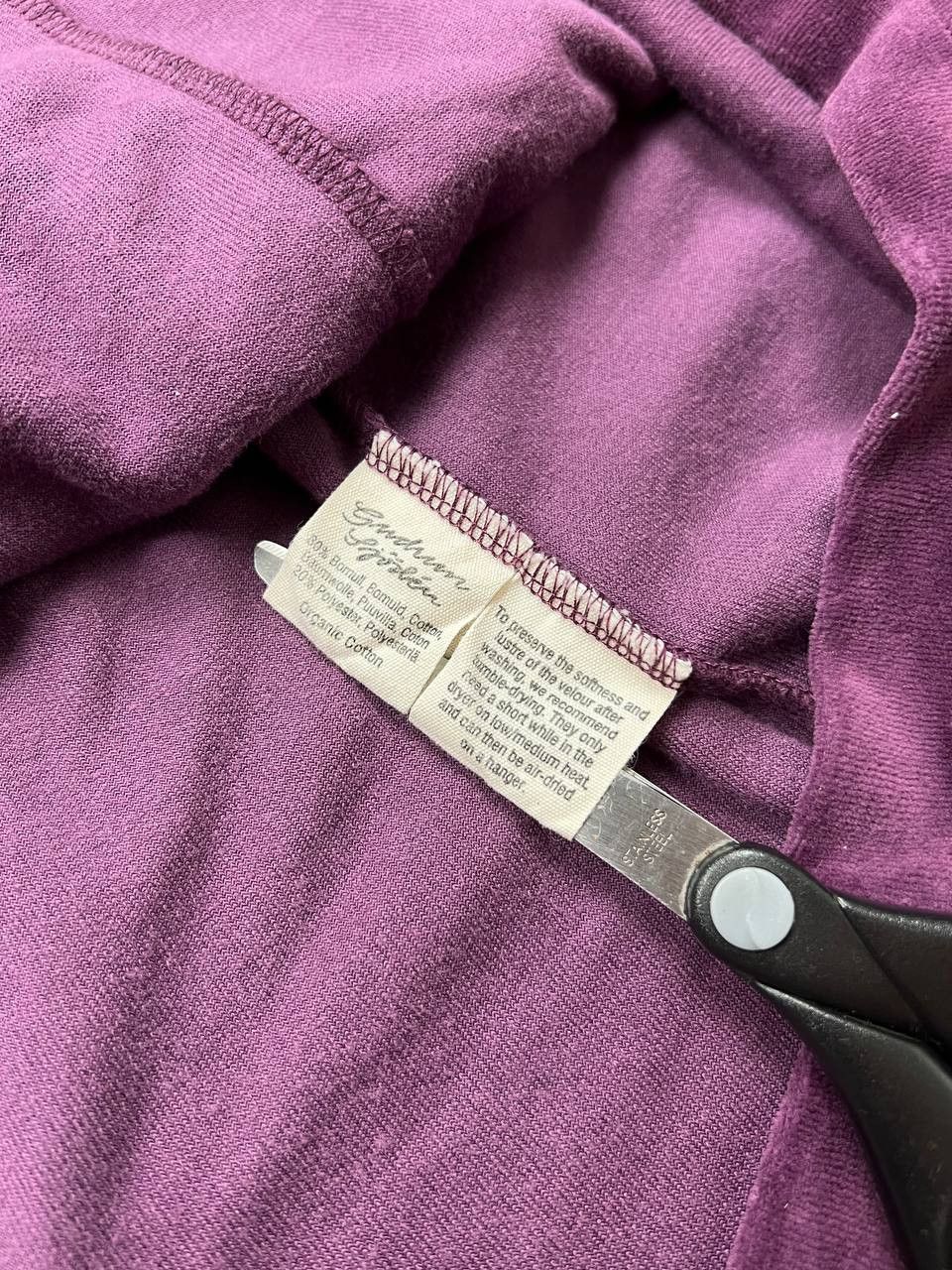 Gudrun Sjoden Vintage Gudrun Sjoden Velour Avan-Garde Maxi Dresses Rare Size S / US 4 / IT 40 - 8 Thumbnail
