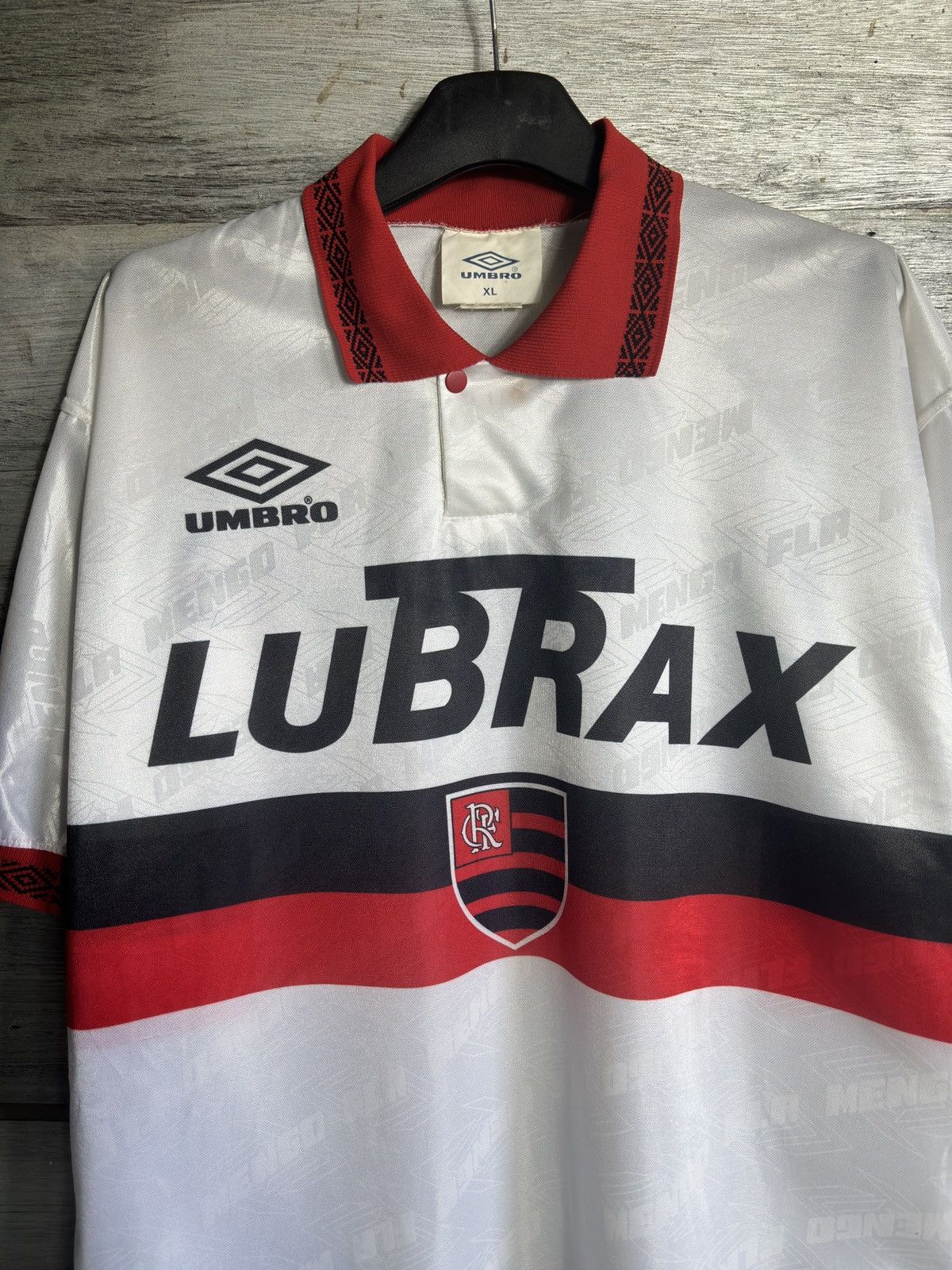 Umbro Vintage 93/94 Flamengo Away Jersey Size US XL / EU 56 / 4 - 3 Thumbnail