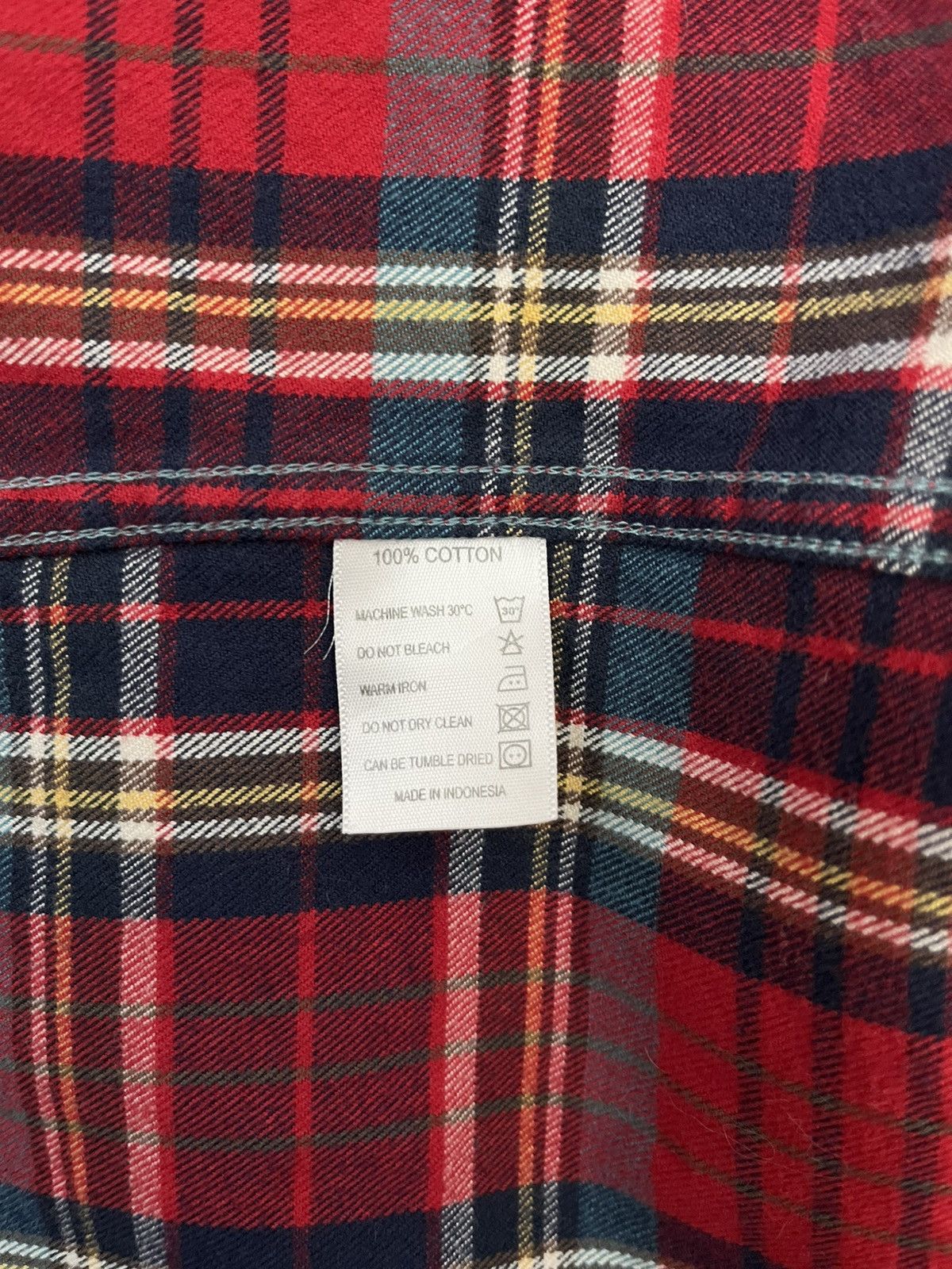 Barbour Barbour XL Red & Blue Plaid Shirt Size US XL / EU 56 / 4 - 6 Thumbnail
