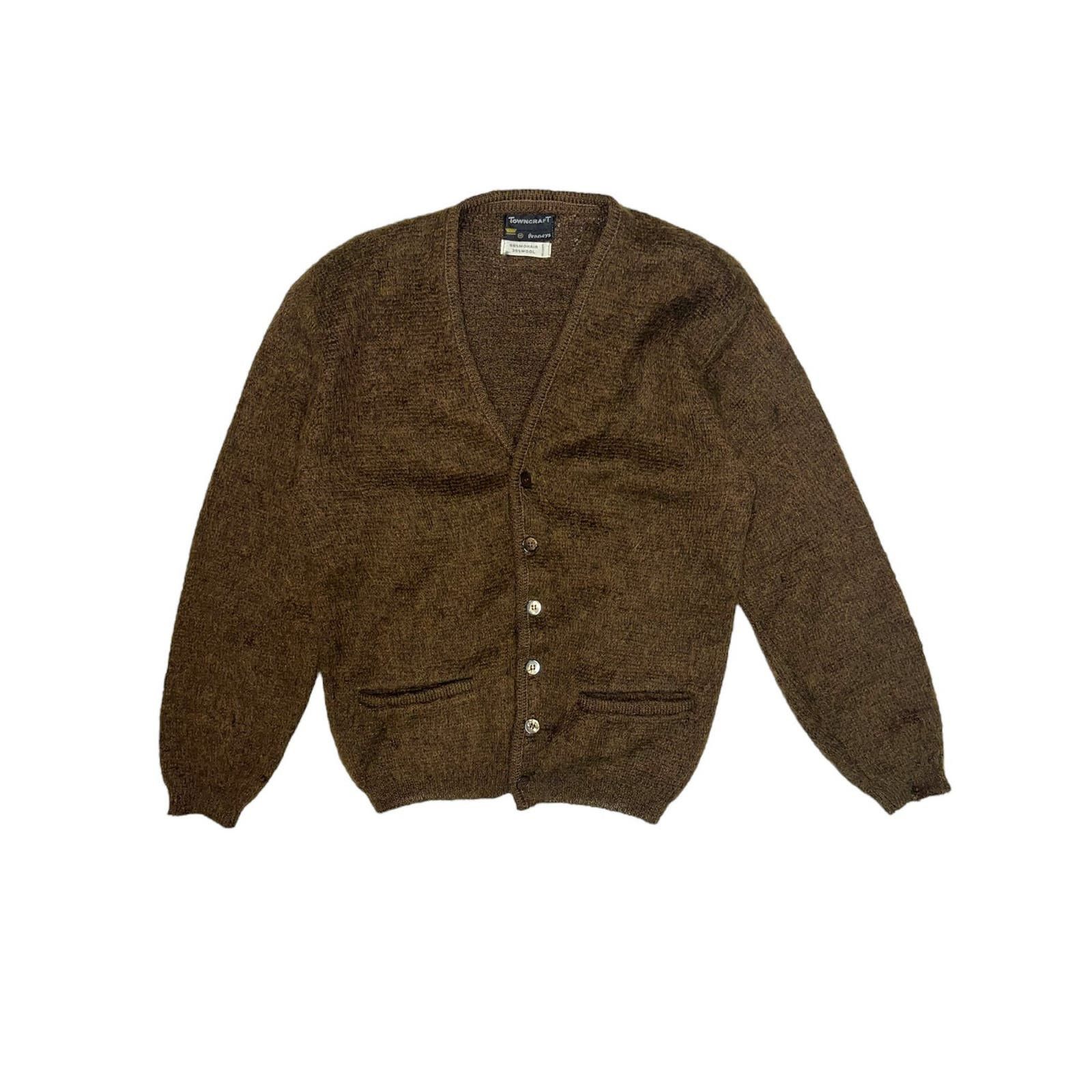 Towncraft Vintage Towncraft Pennys Shaggy Mohair Cardigan | Grailed