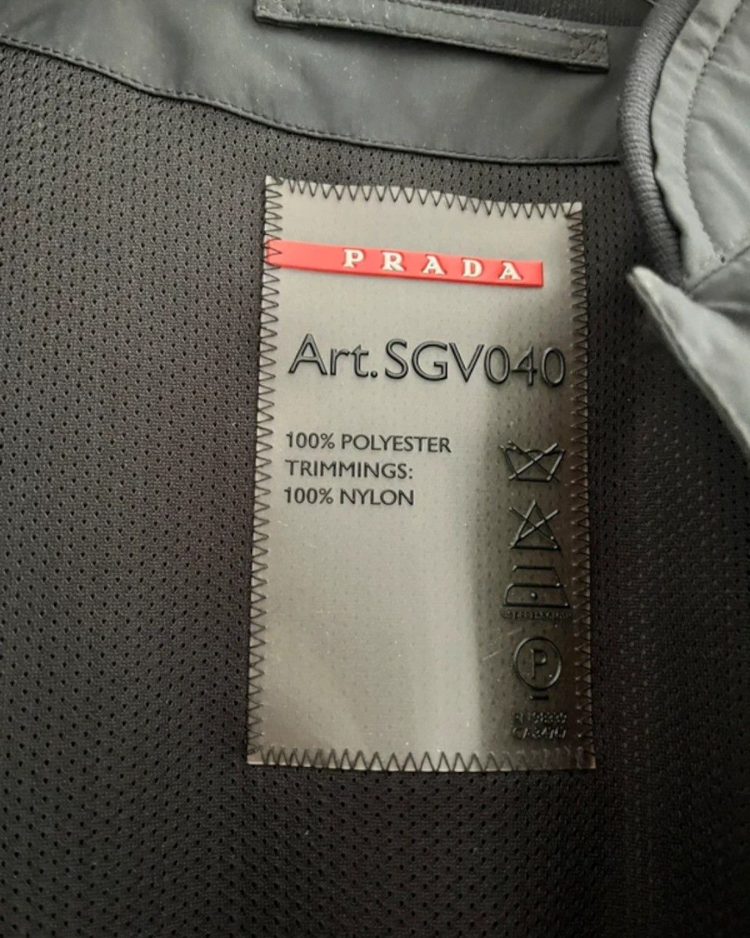 Prada NYLON ARM POCKET BOMBER JACKET Size US M / EU 48-50 / 2 - 4 Thumbnail