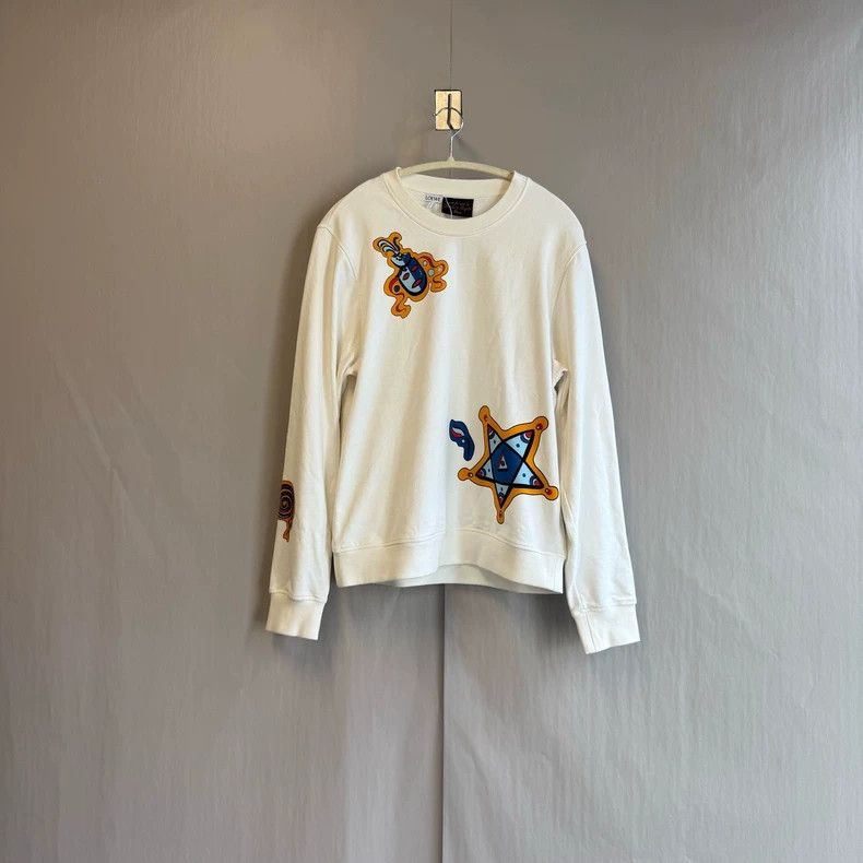 Loewe loewe White pullover sweater 2505-Nextarrow Size US XL / EU 56 / 4 - 1 Thumbnail