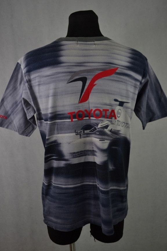 Japanese Brand × Vintage Vintage TOYOTA F1 RACING tee Made in Japan M Size US M / EU 48-50 / 2 - 2 Thumbnail