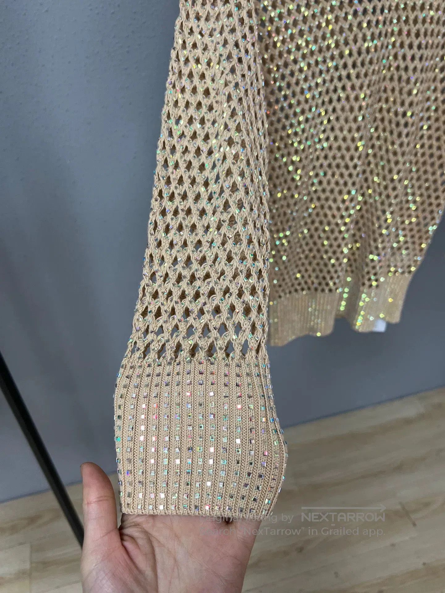 Ermanno Scervino Ermanno Scervino Diamond Knit Top. Size S / US 4 / IT 40 - 4 Thumbnail